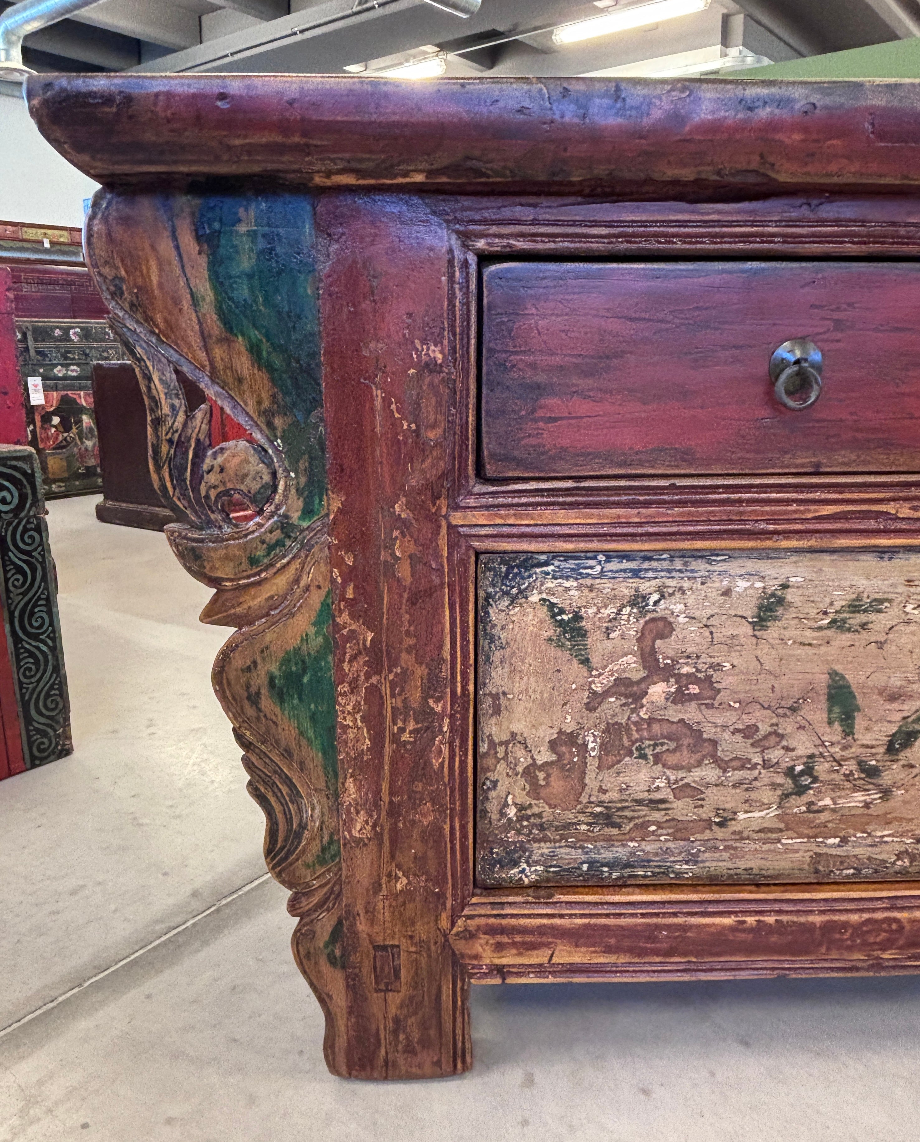 CASSAPANCA GANZU AD ALTARE CON INTAGLI