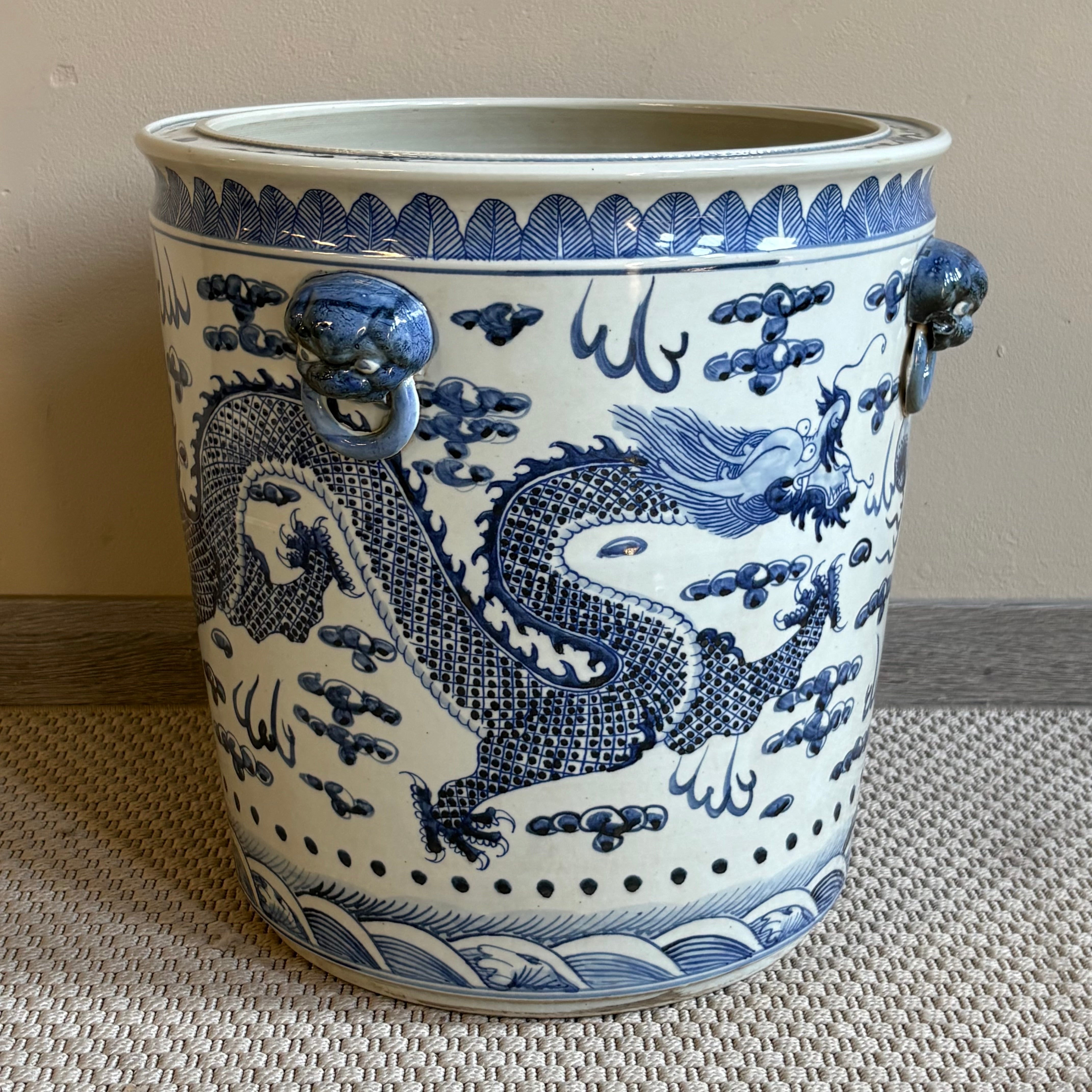 VASO CACHEPOT CERAMICA DECORATA