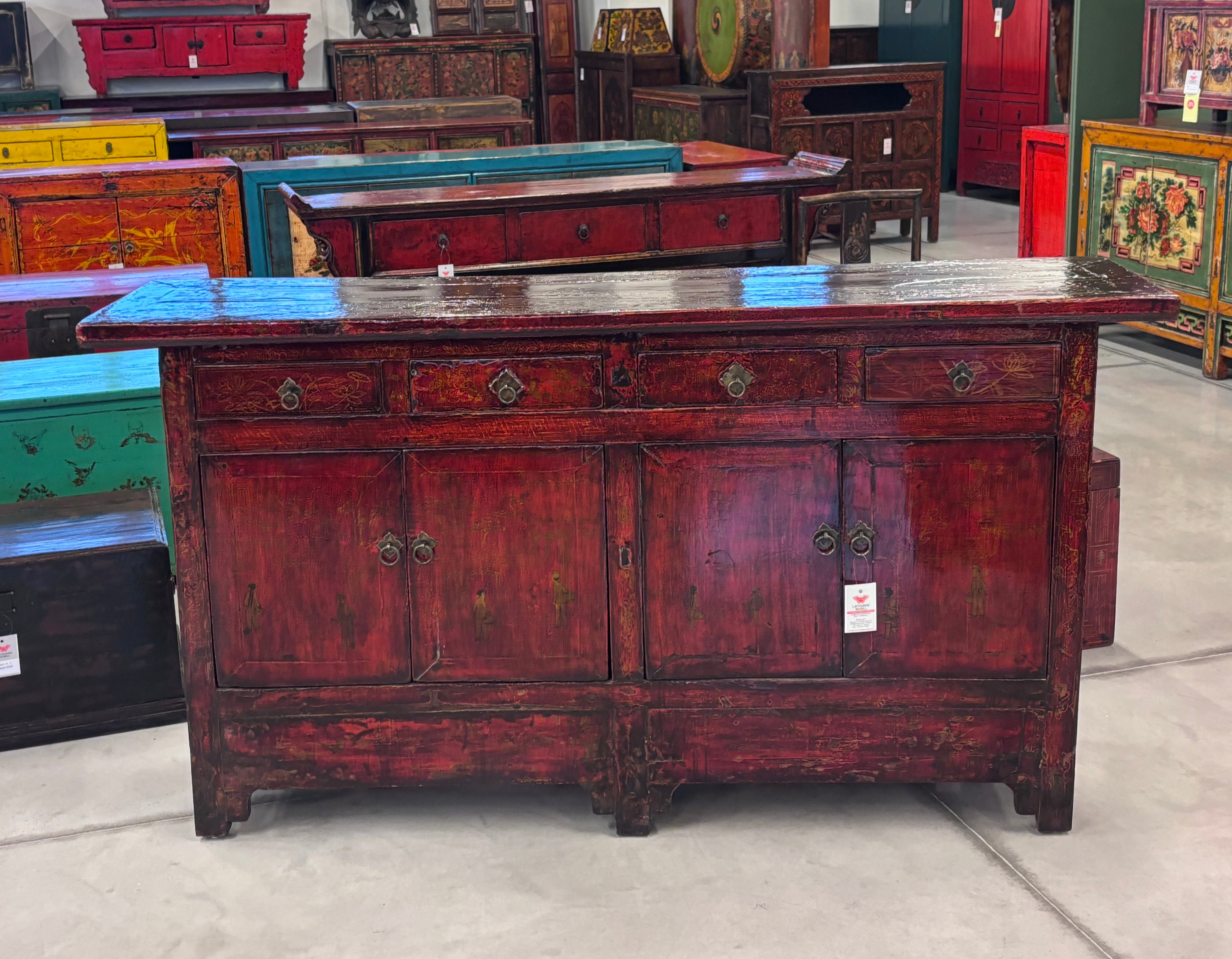 BUFFET CINESE IN LACCA TOP AGGETTANTE