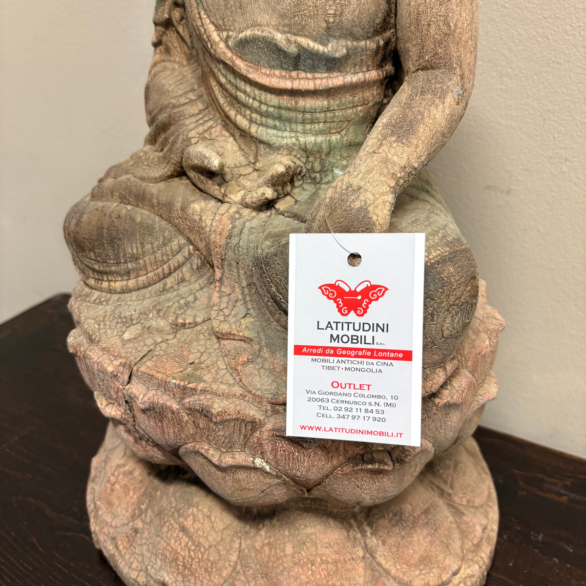 STATUA LIGNEA GUANYIN