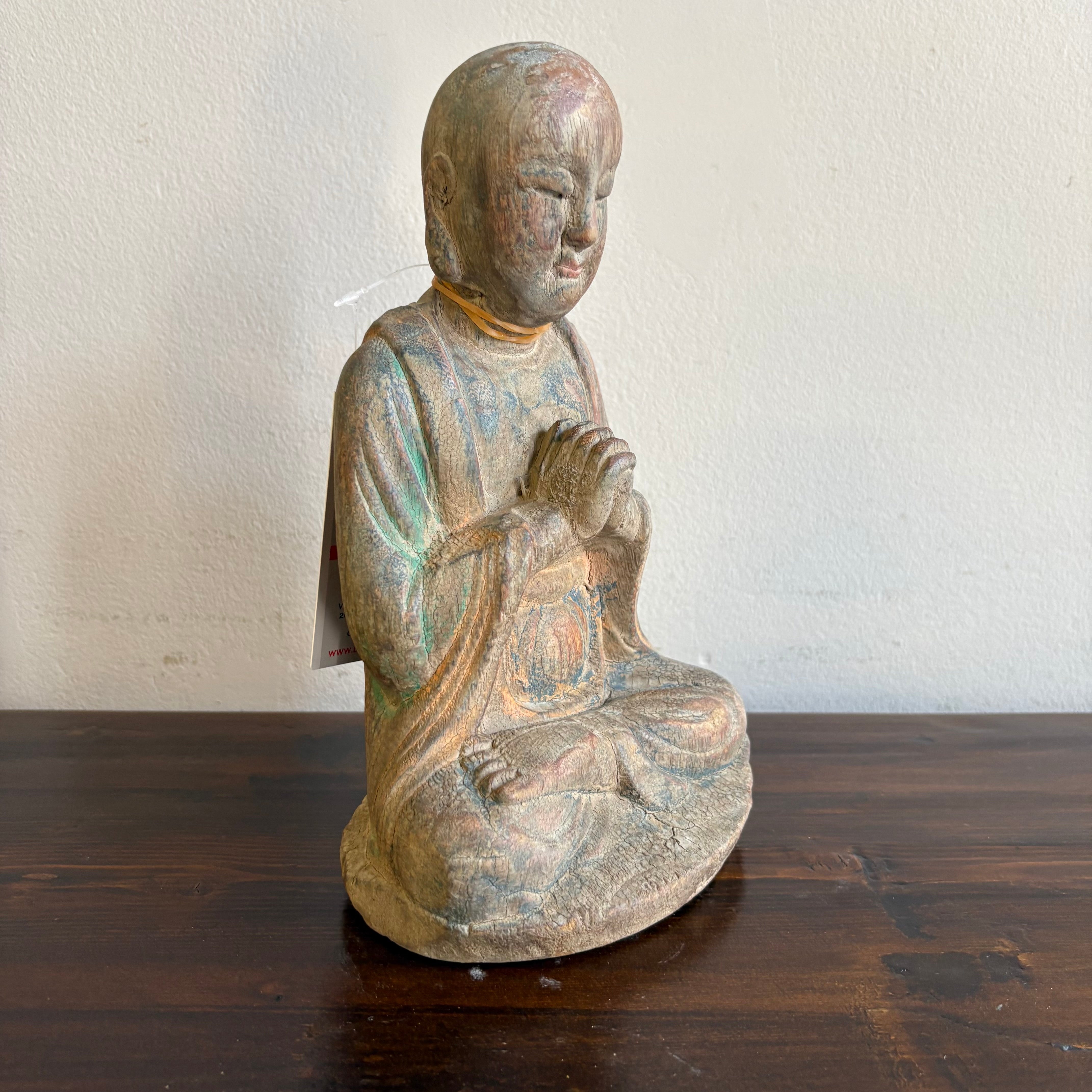 STATUETTA LIGNEA BUDDHA
