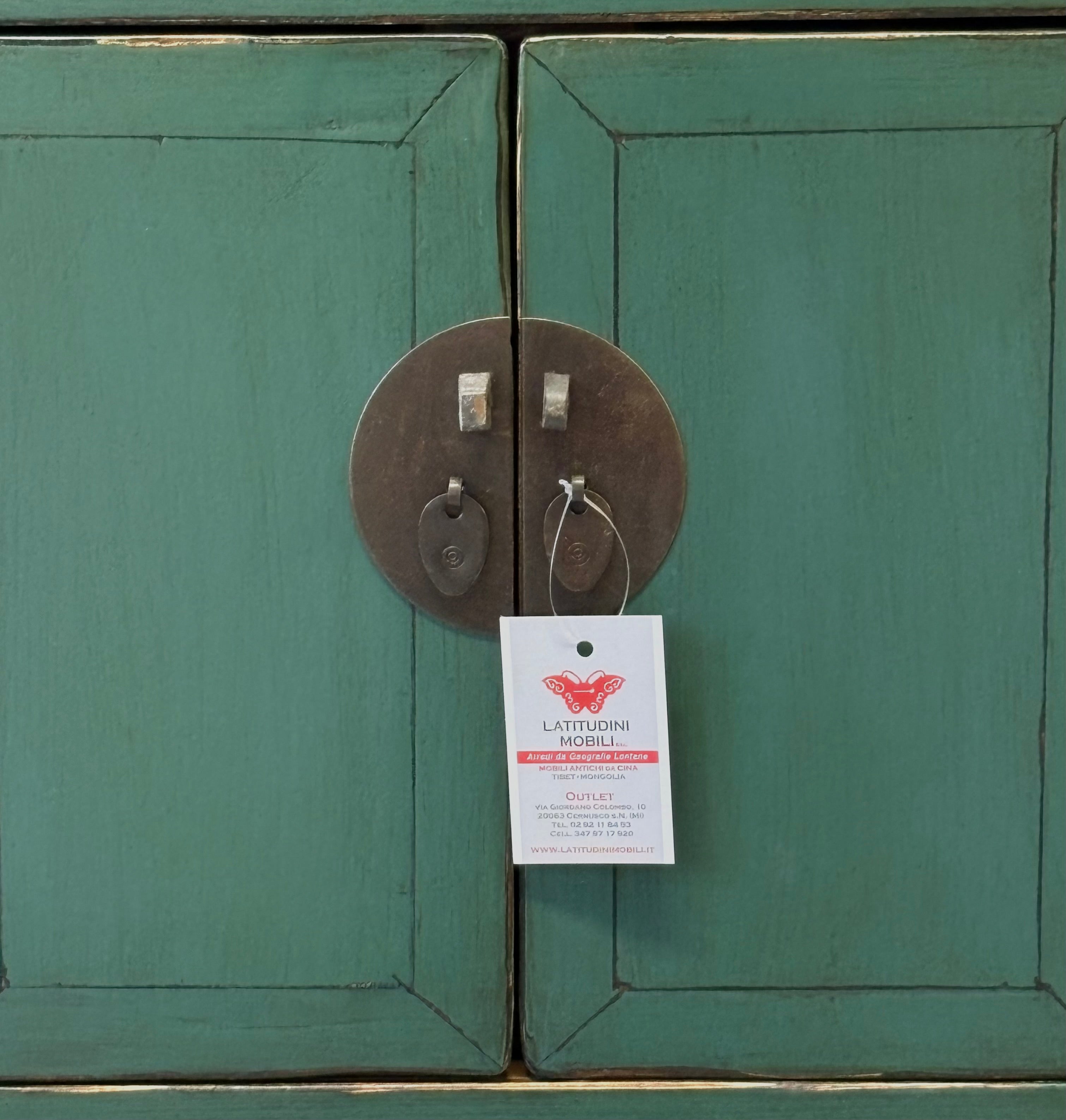 ARMADIETTO CINESE LACCATO STRETTO A COLONNA