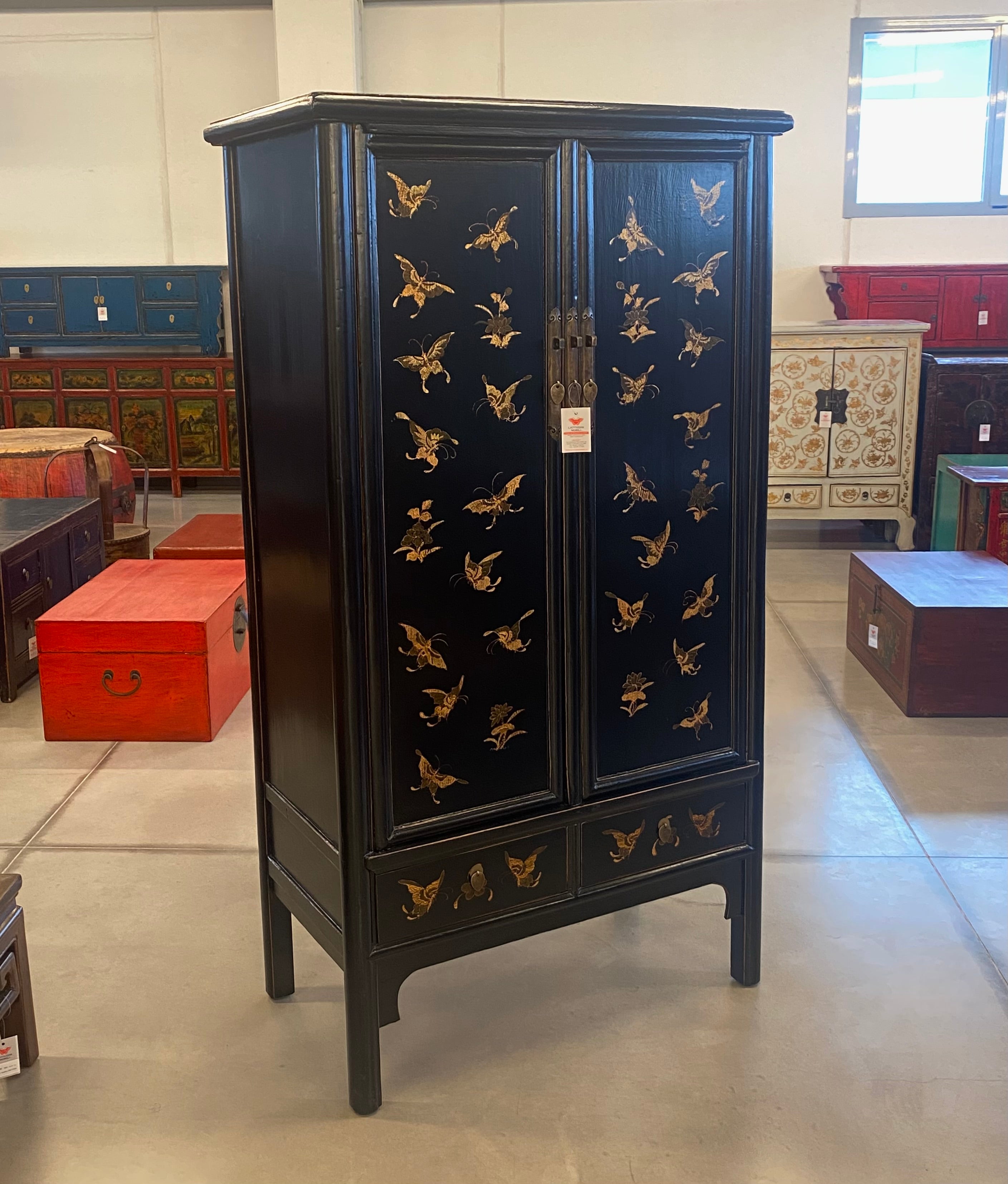 ARMADIO CINESE DECORATO DELLO SHANXI