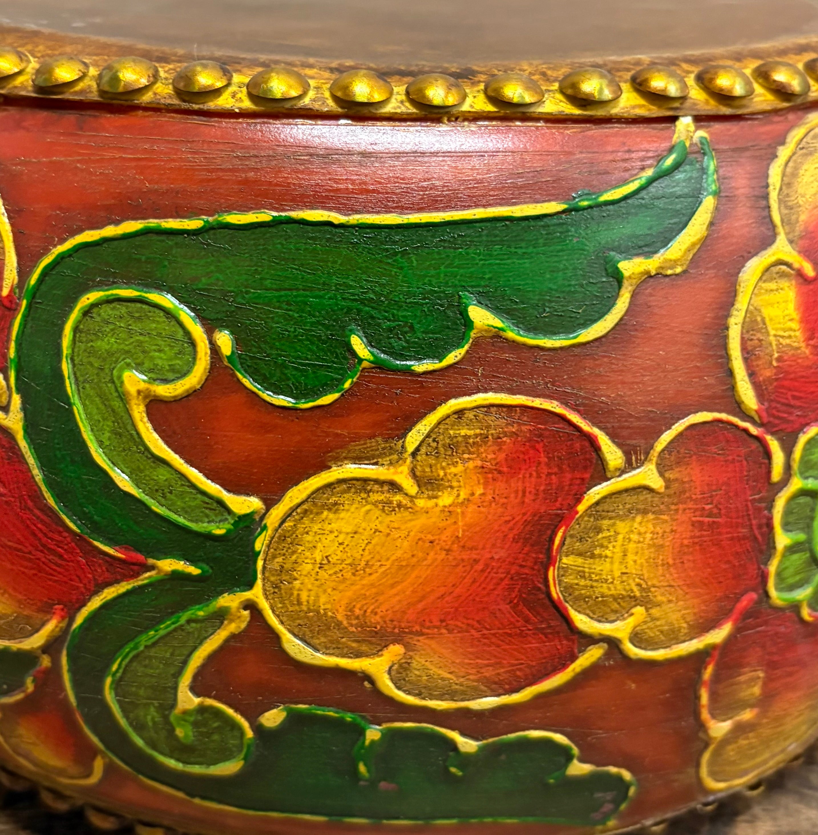 TAMBURELLO TIBETANO DECORATO