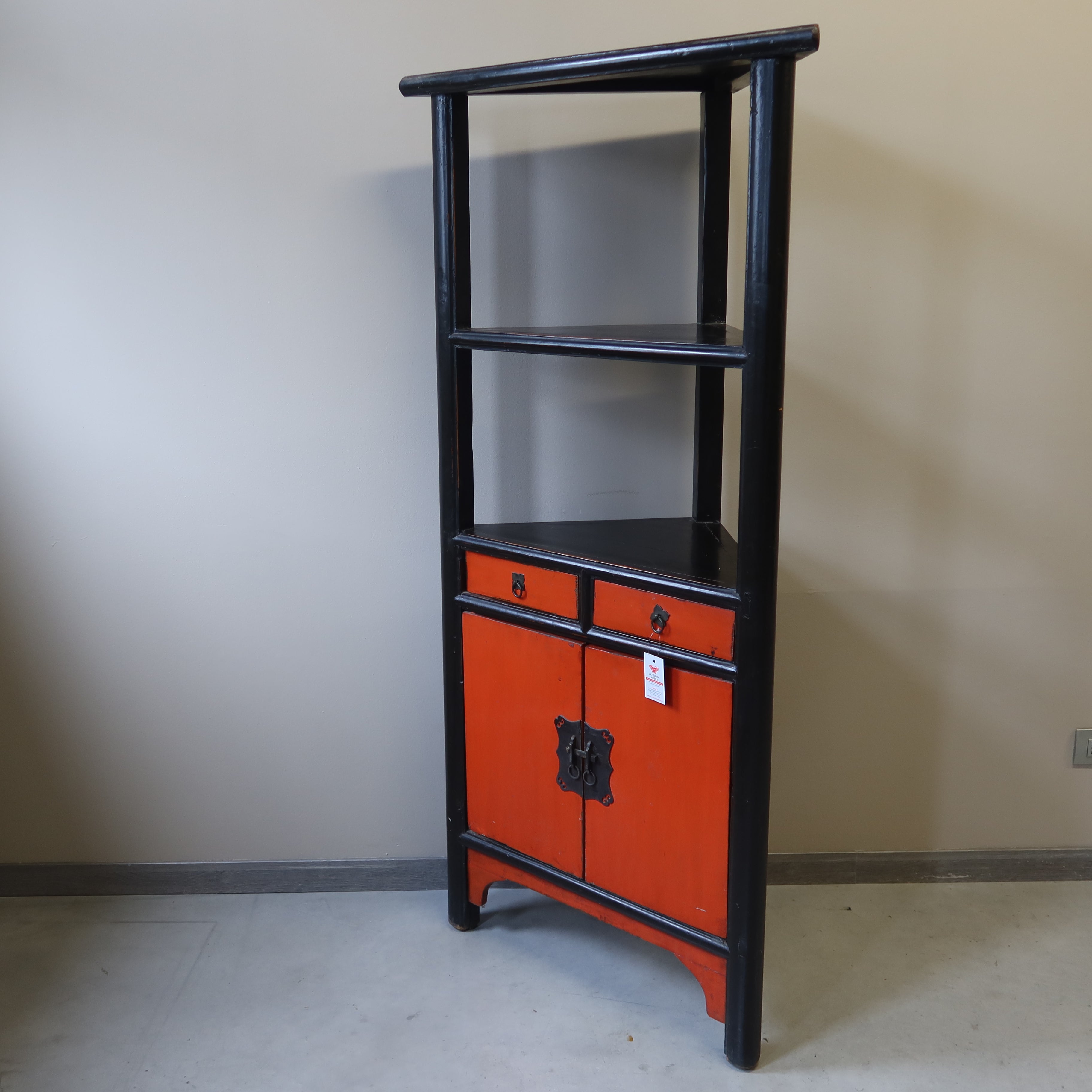 ANGOLIERA CINESE IN LACCA BICOLORE