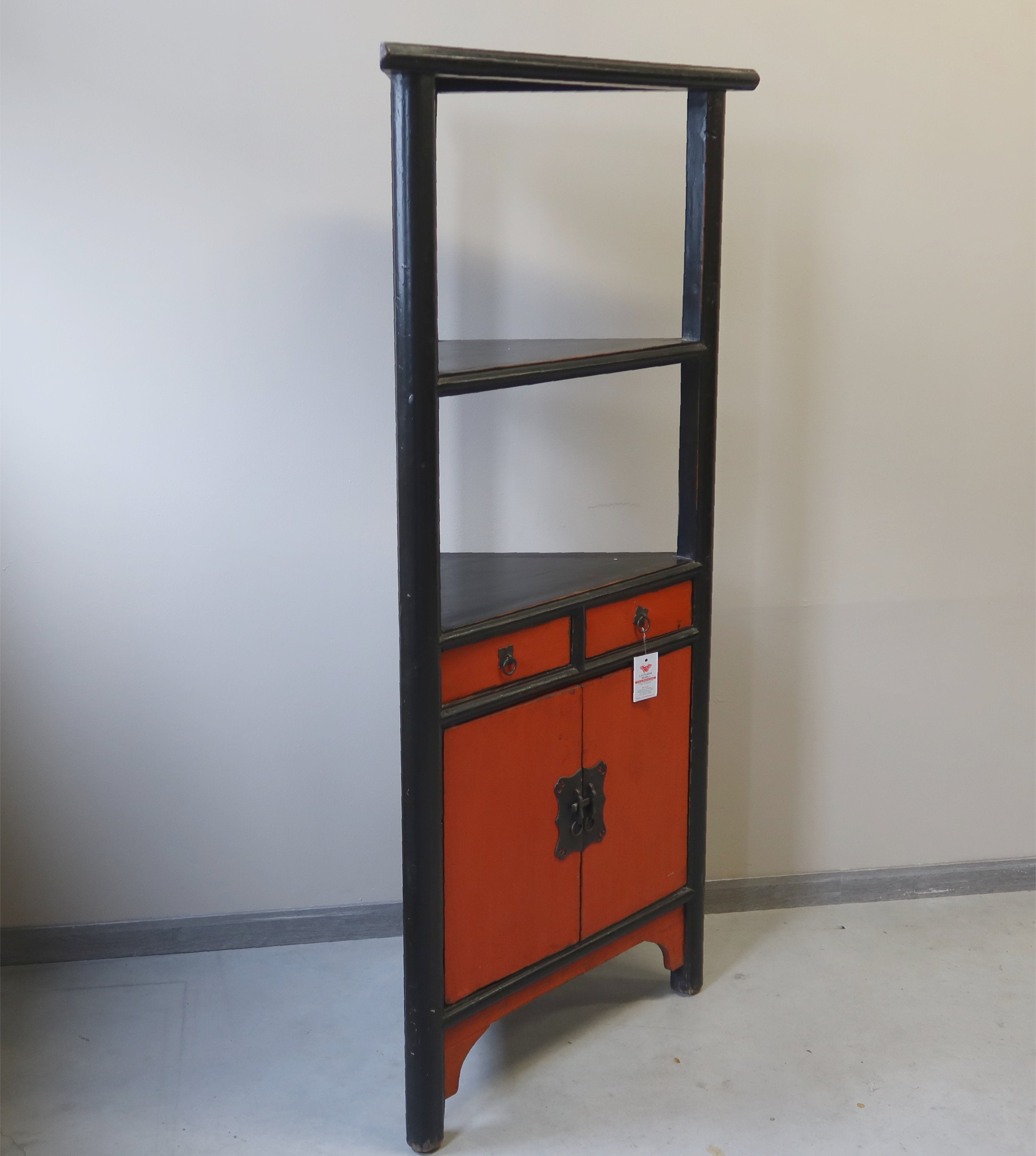 ANGOLIERA CINESE IN LACCA BICOLORE