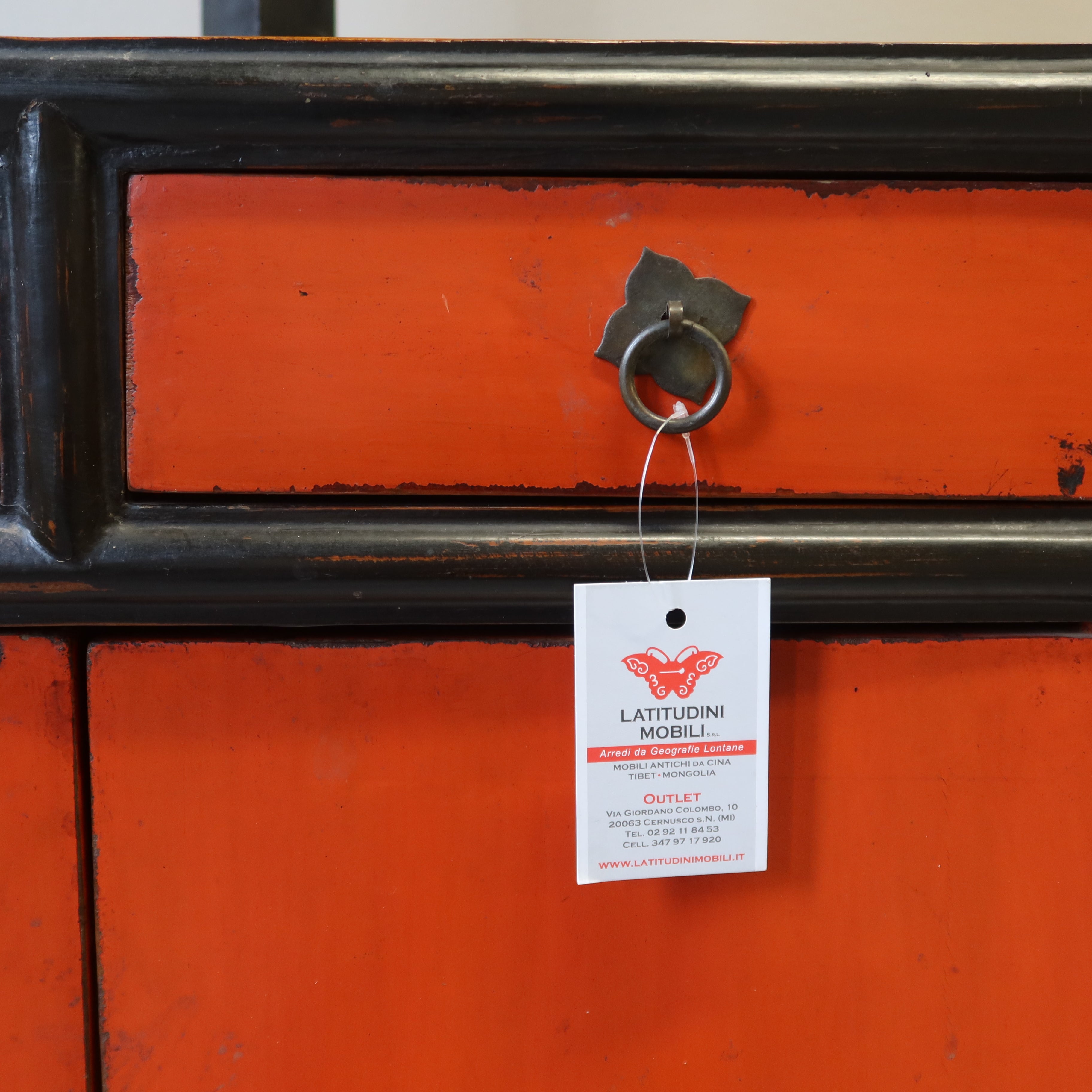 ANGOLIERA CINESE IN LACCA BICOLORE