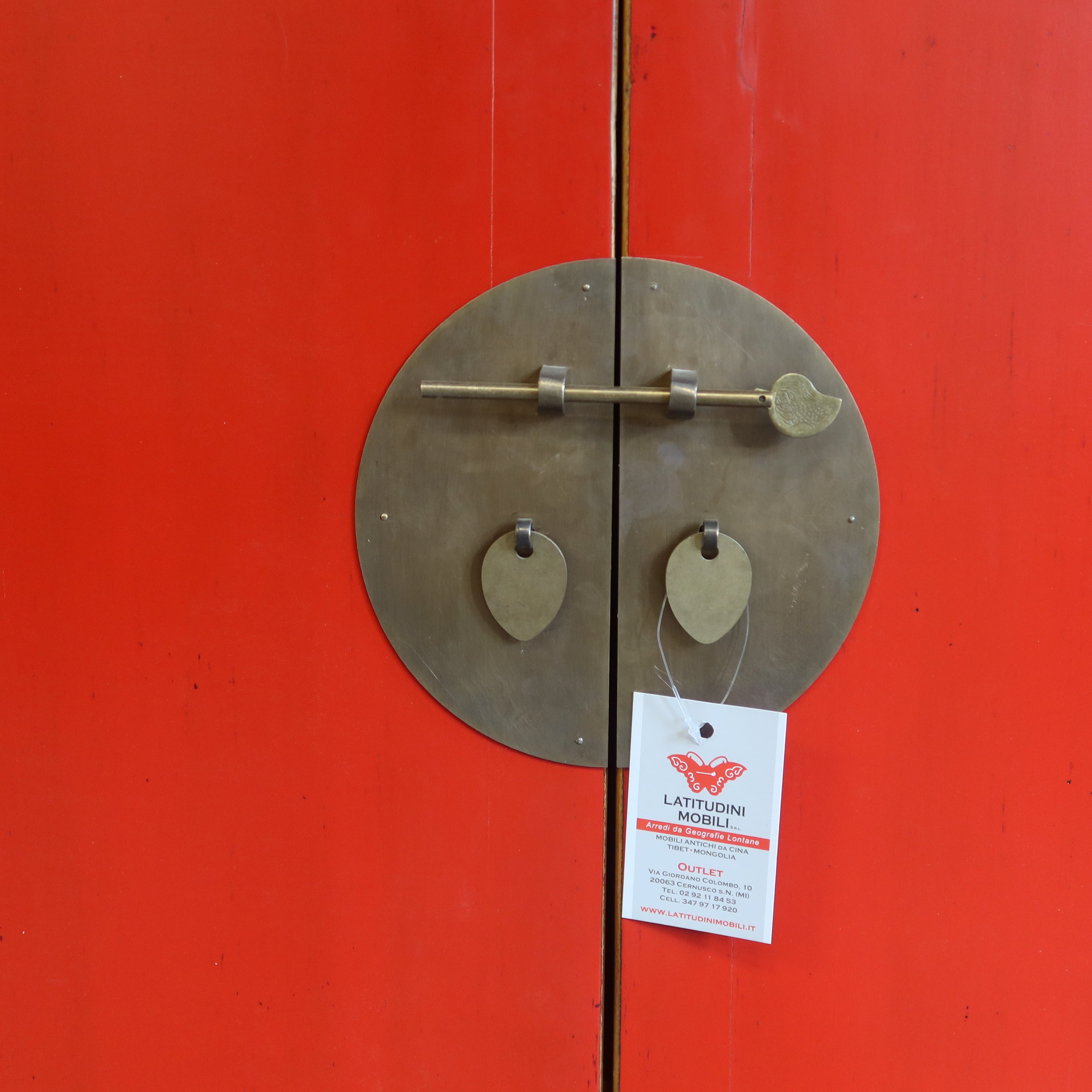 ARMADIETTO NUZIALE LACCA ROSSA