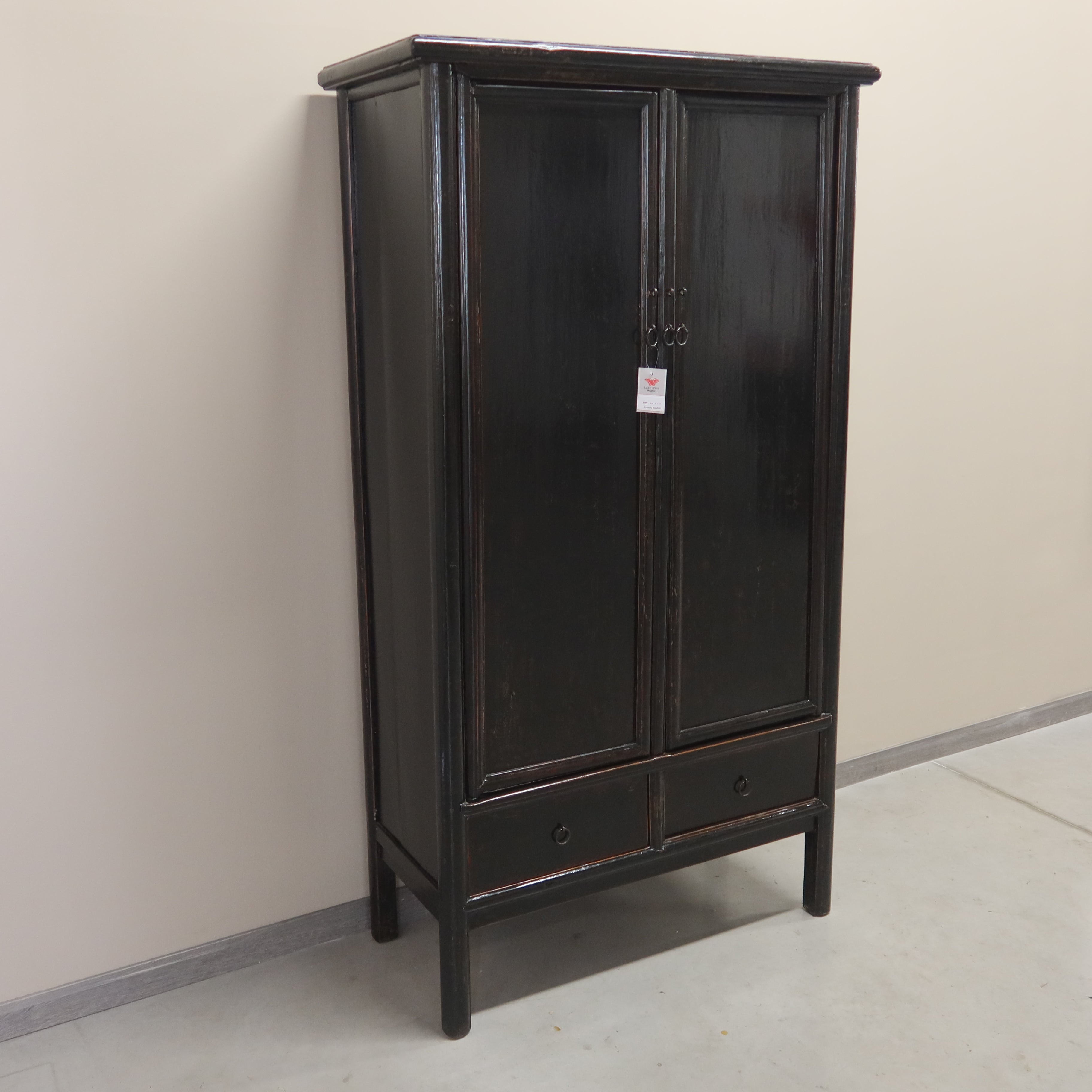 ARMADIO SHANDONG LACCA NERA