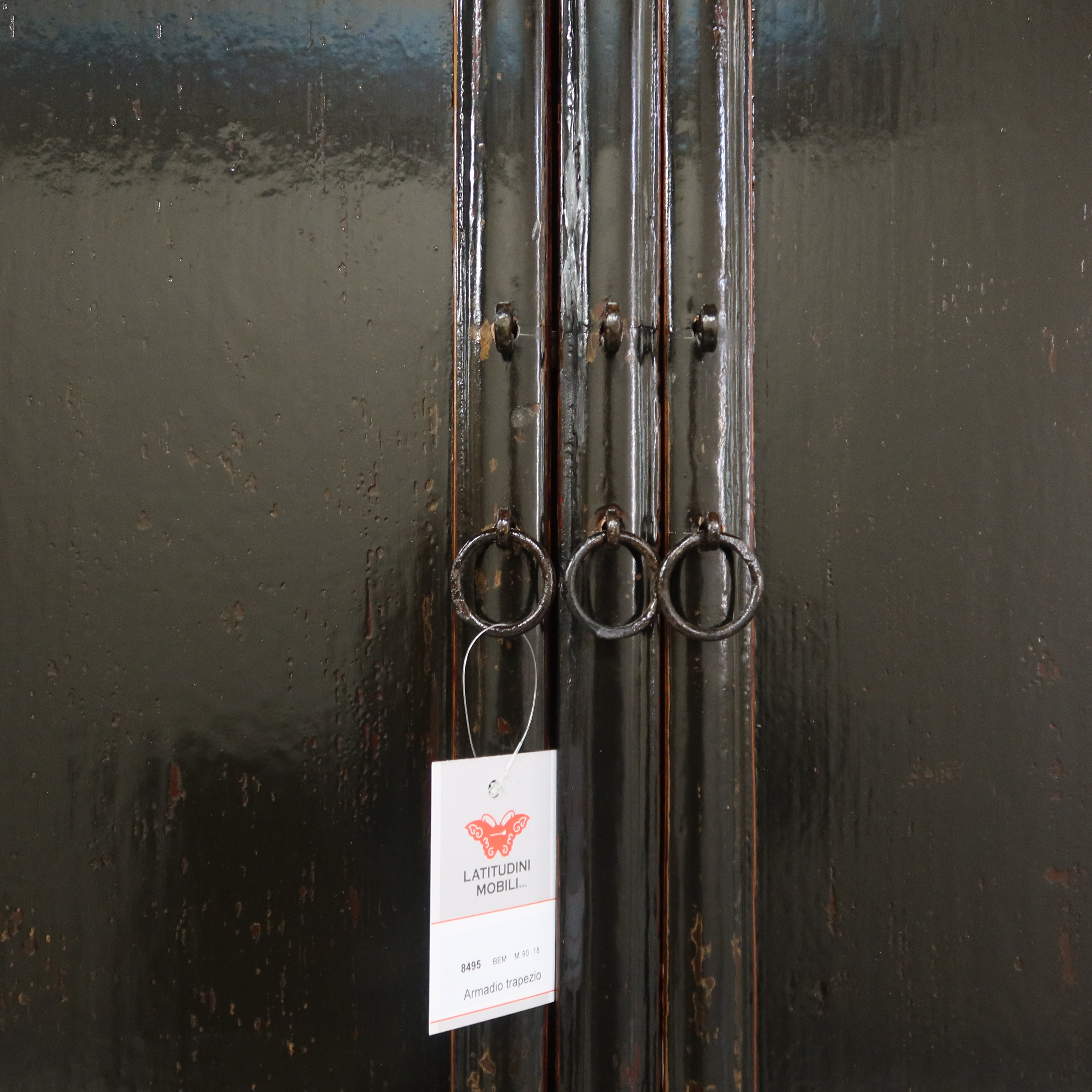 ARMADIO SHANDONG LACCA NERA