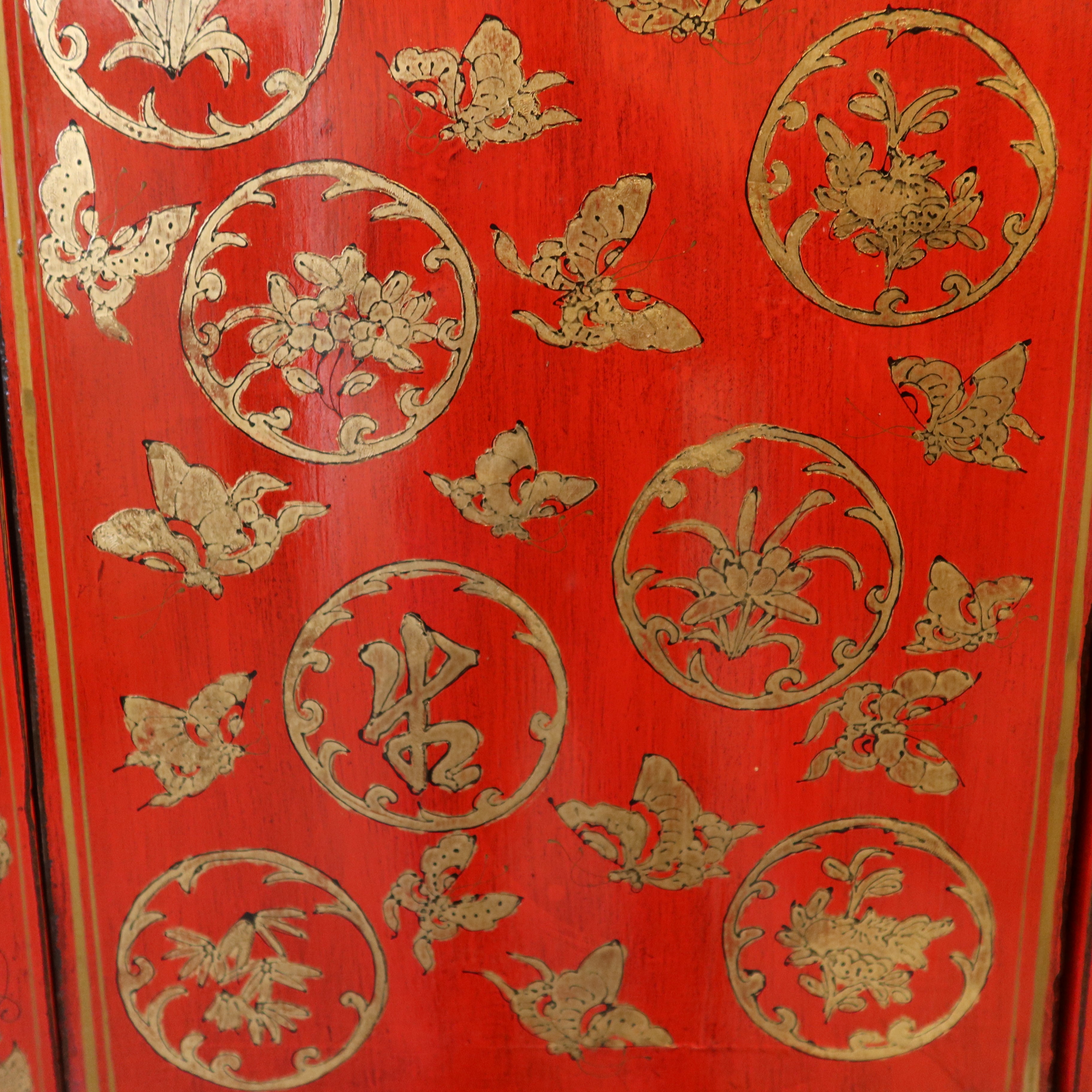 ARMADIO CINESE DELLO SHANXI LACCATO