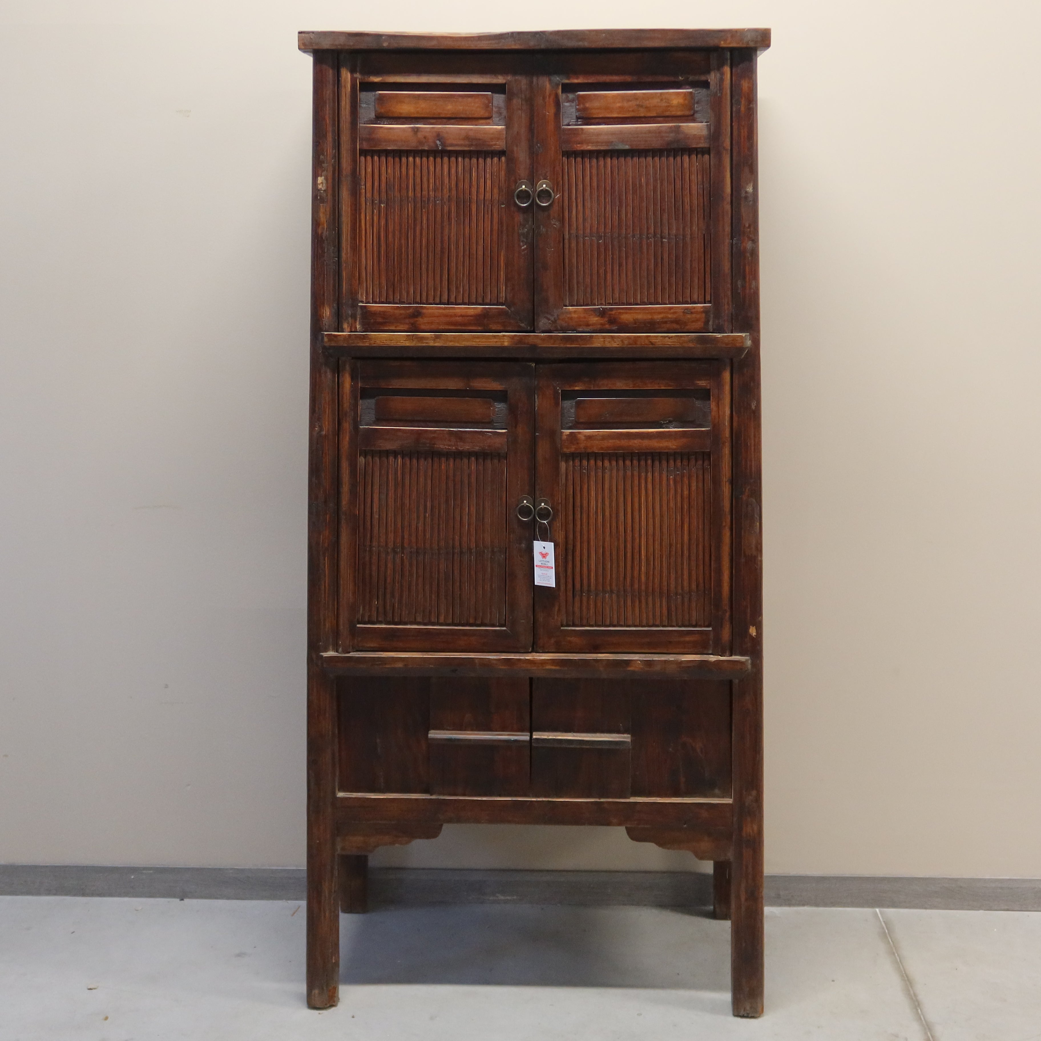 ARMADIO LISTELLATO IN BAMBU'