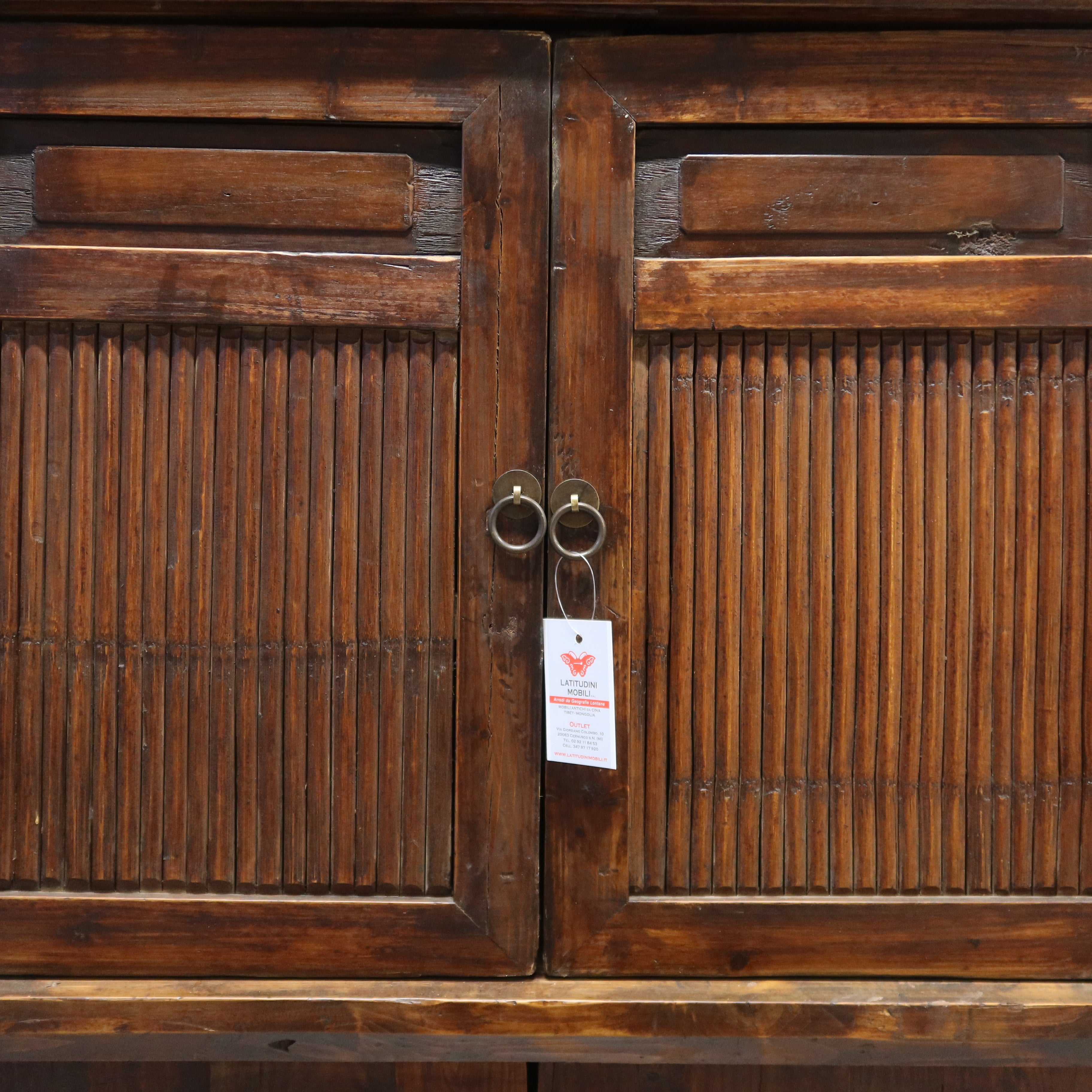 ARMADIO LISTELLATO IN BAMBU'