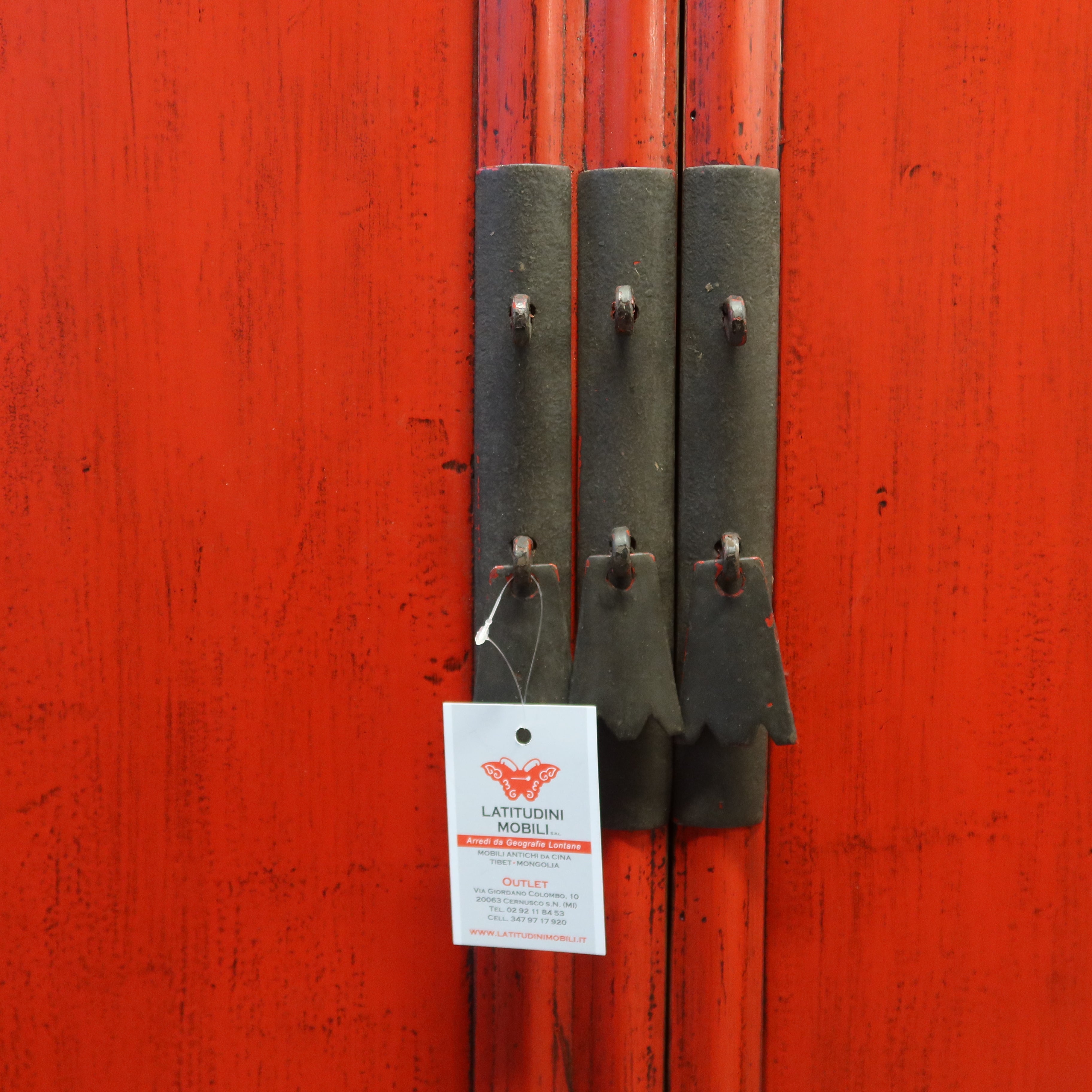 ARMADIO CINESE IN LACCA ROSSA