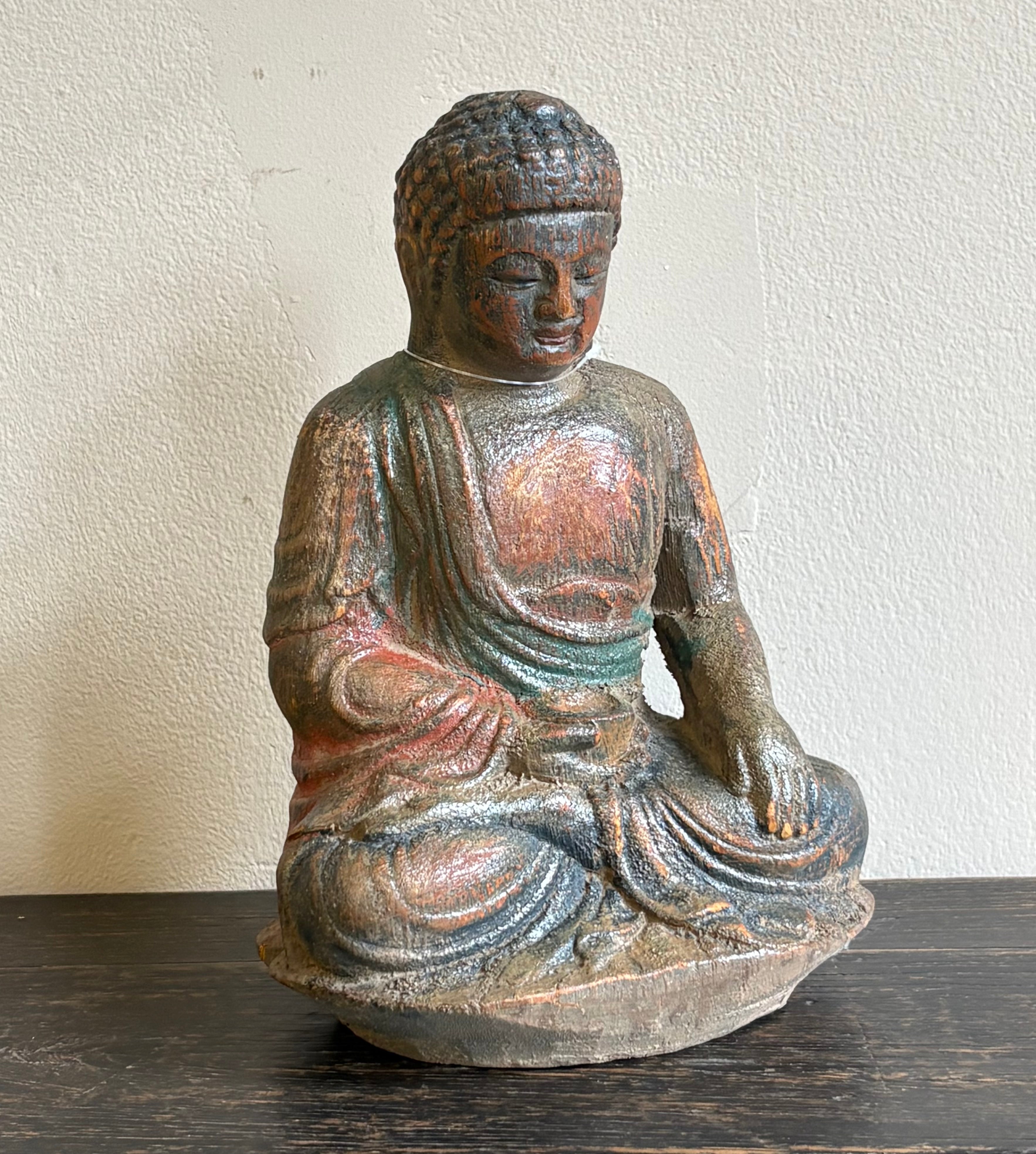 STATUETTA LIGNEA BUDDHA