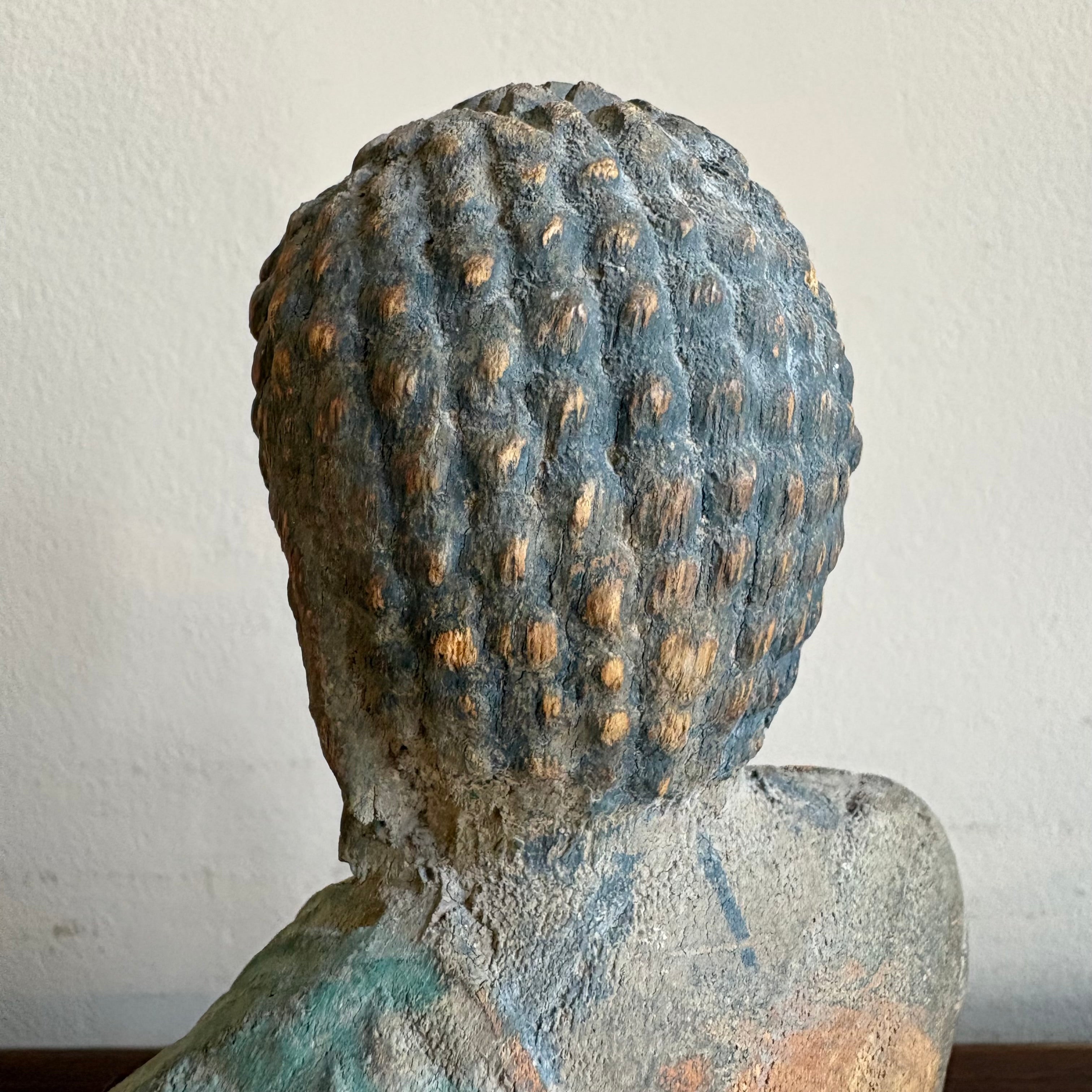 STATUETTA LIGNEA BUDDHA