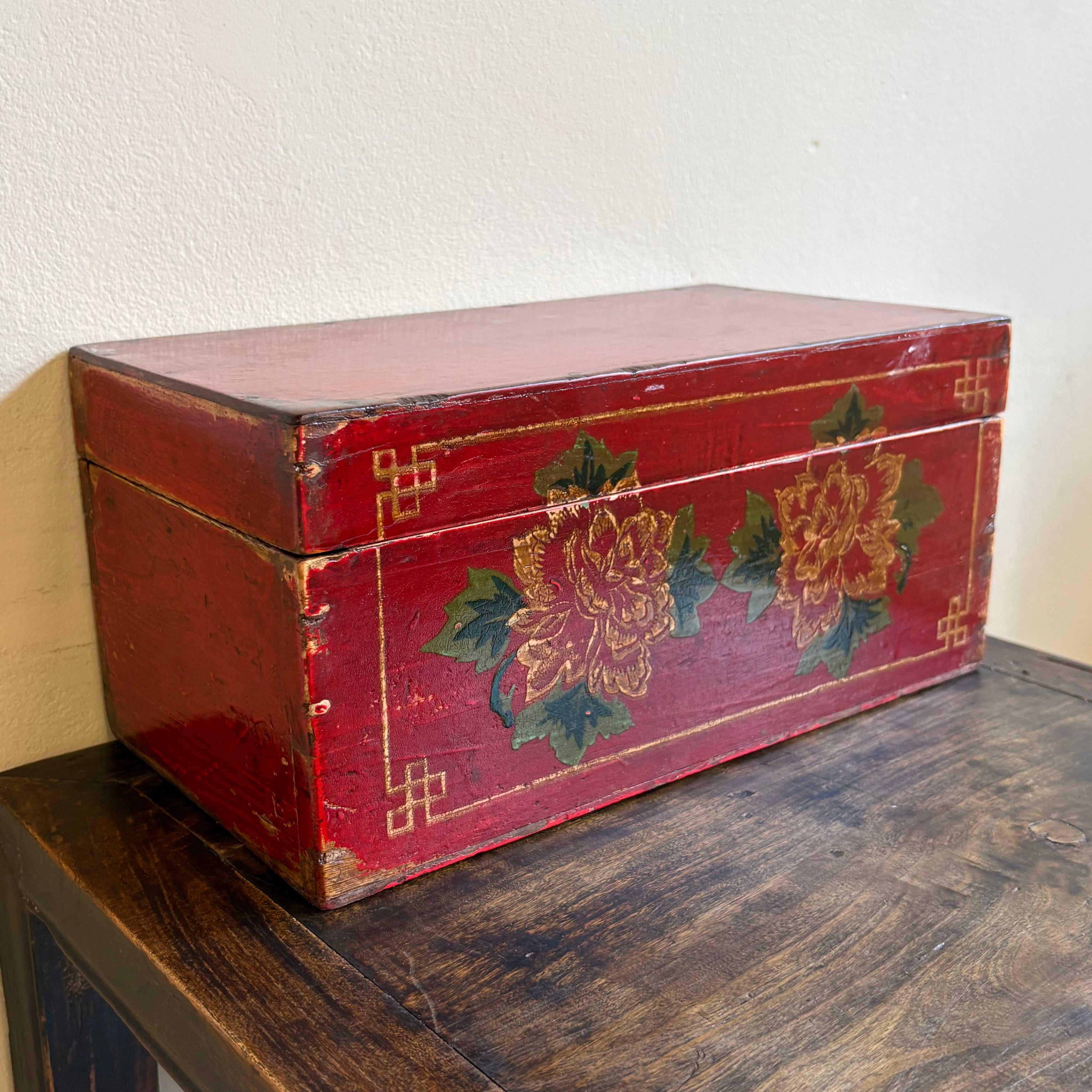 SCATOLA MONGOLIA DECORATA