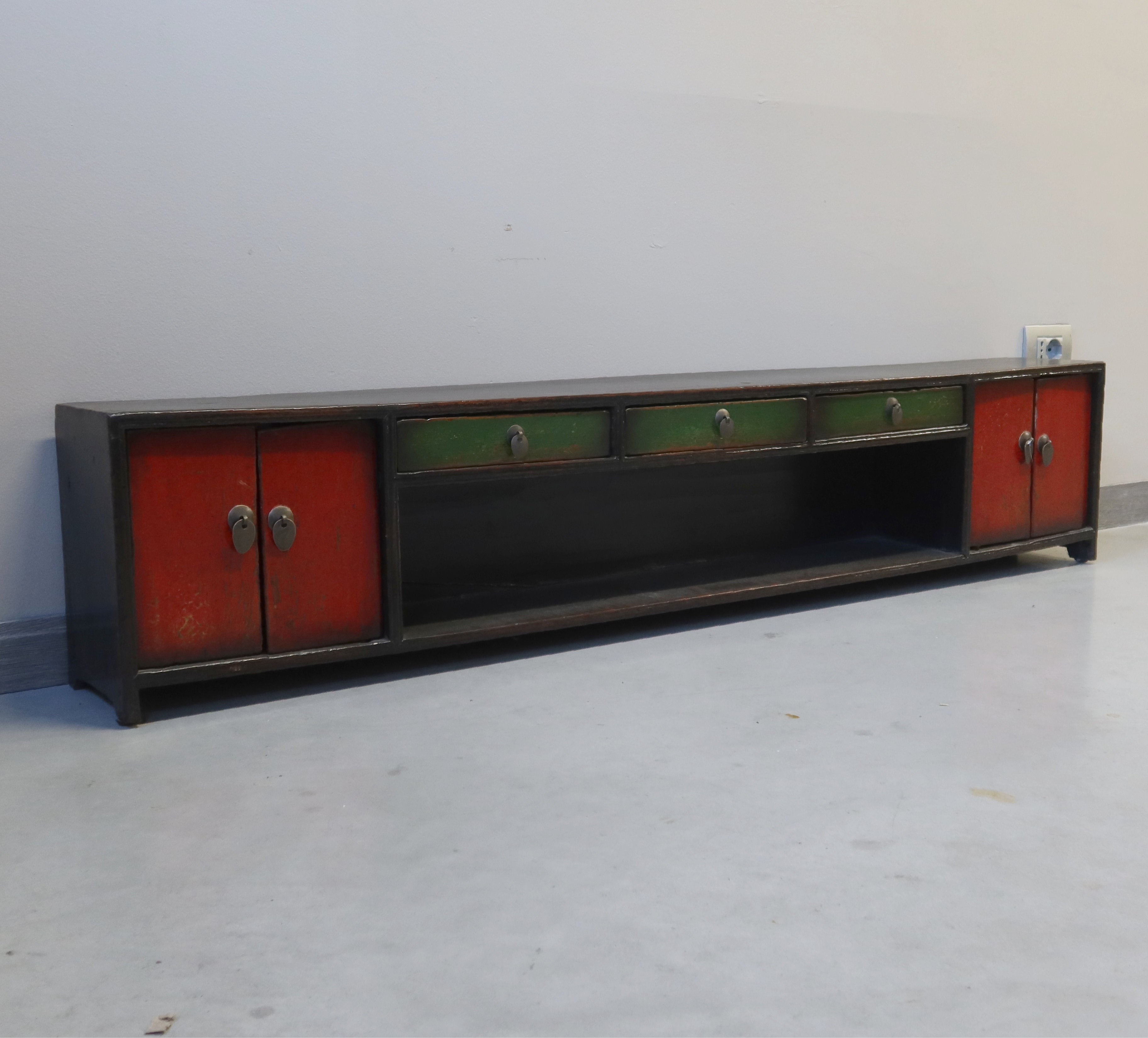 BASSA CASSAPANCA CINESE IN LACCA BICOLORE