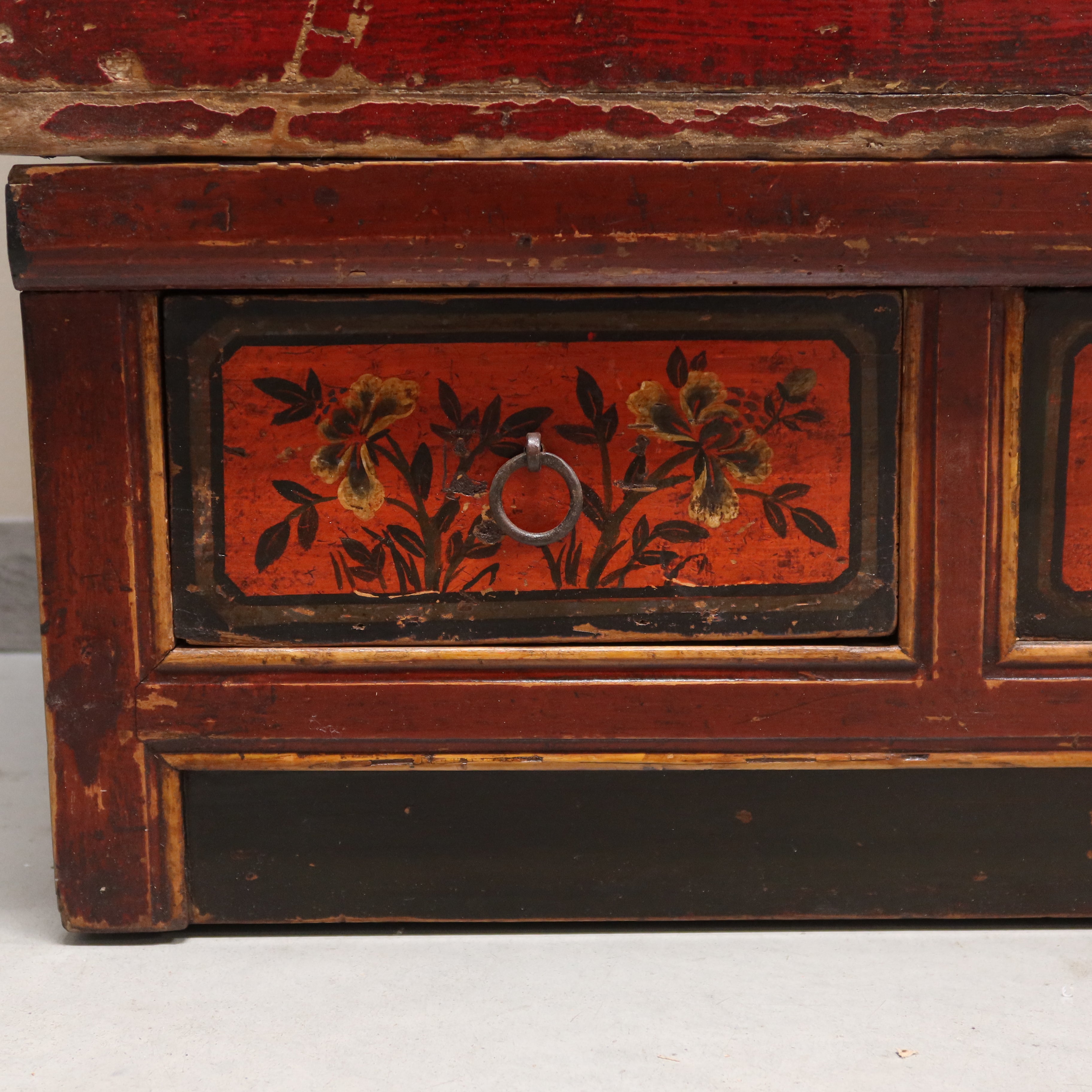 BAULE DEL QINGHAI CON BASE A 3C "DECORO TIGRE"