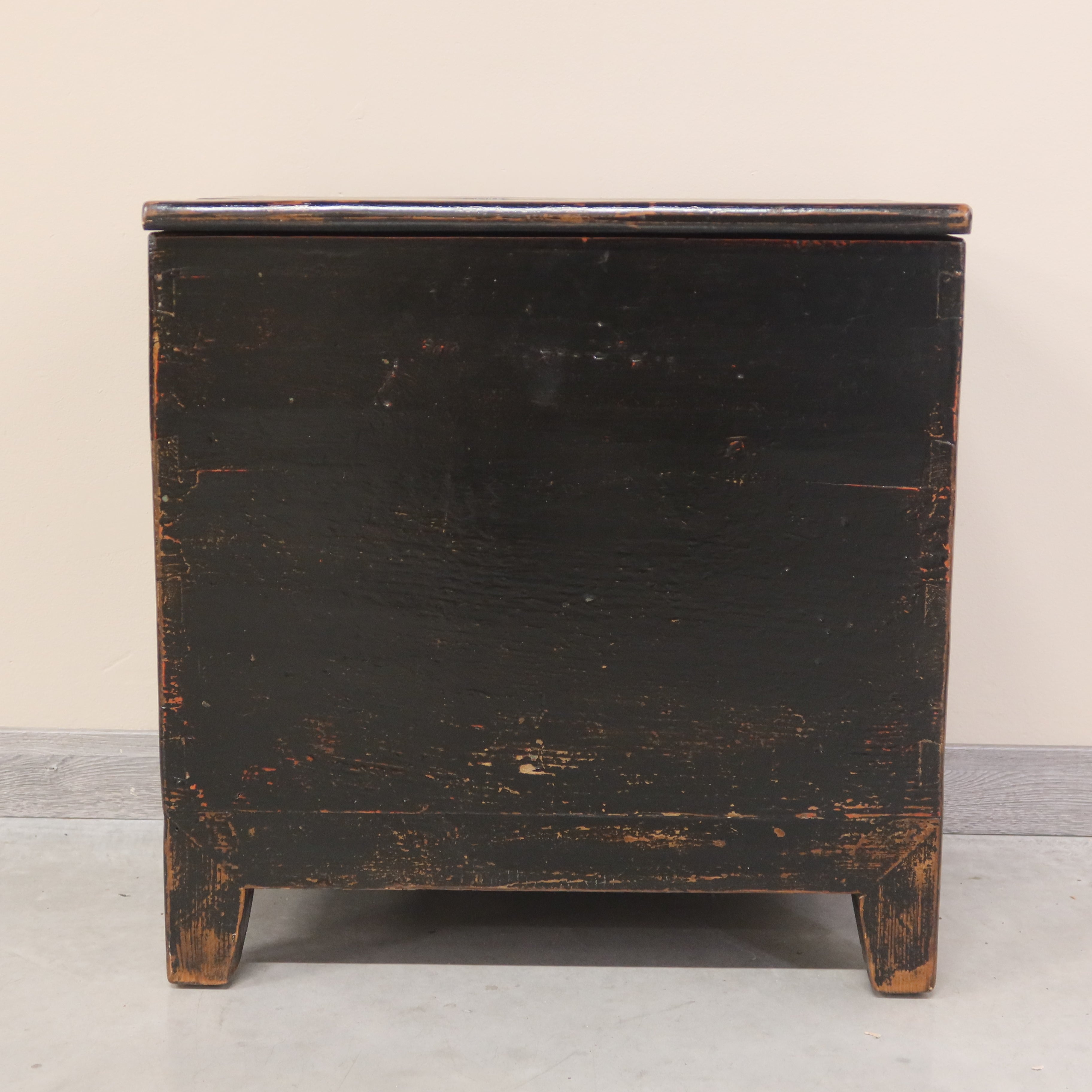 BAULE MONEY CHEST LACCA NERA