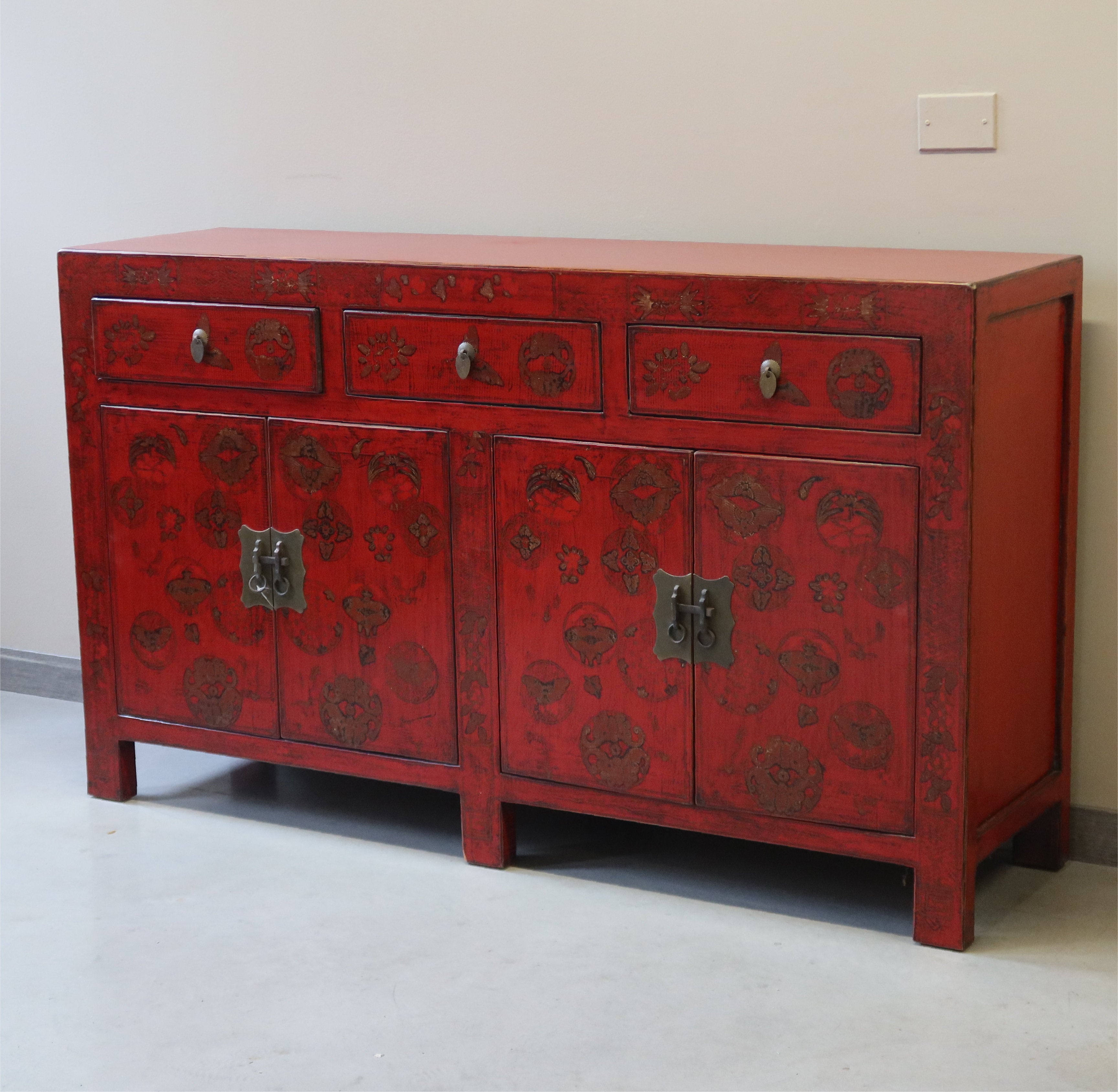 BUFFET CINESE SHANXI LACCA ROSSA DEC