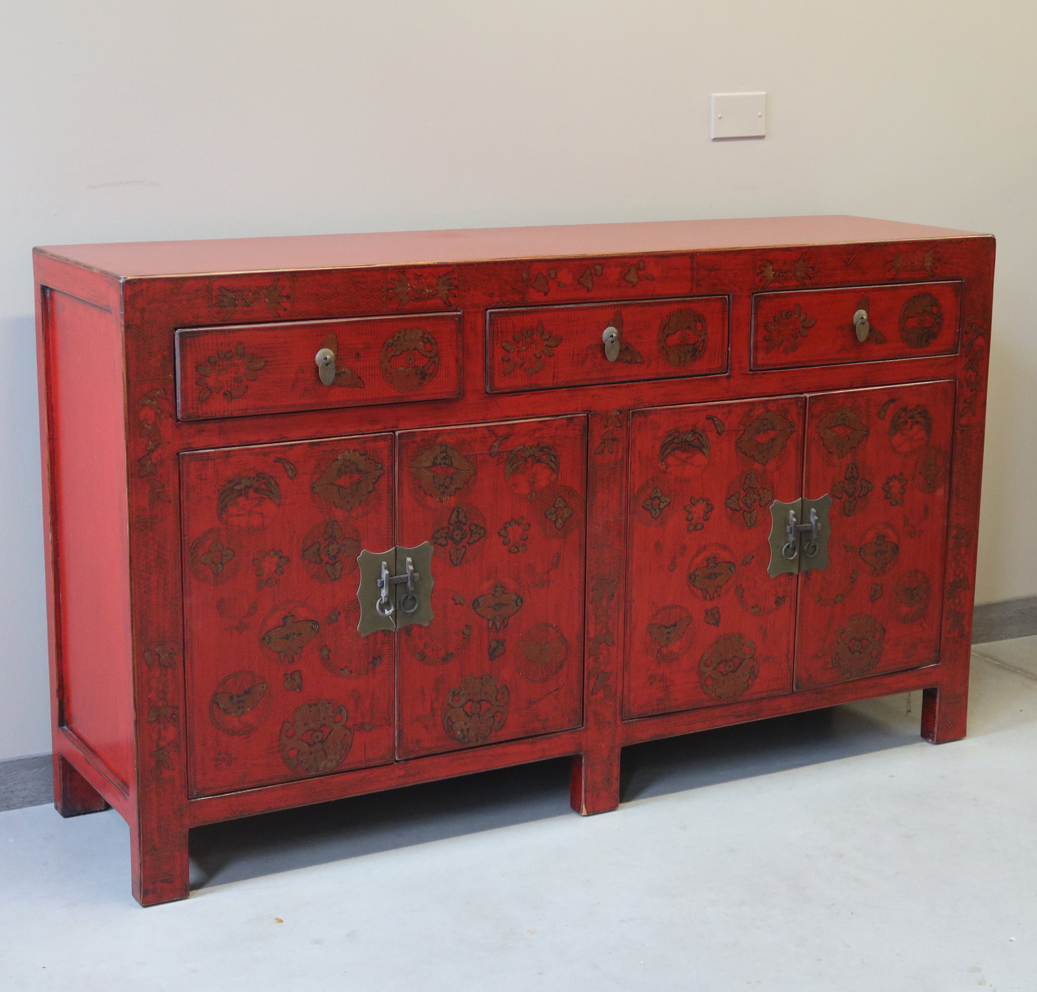 BUFFET CINESE SHANXI LACCA ROSSA DEC