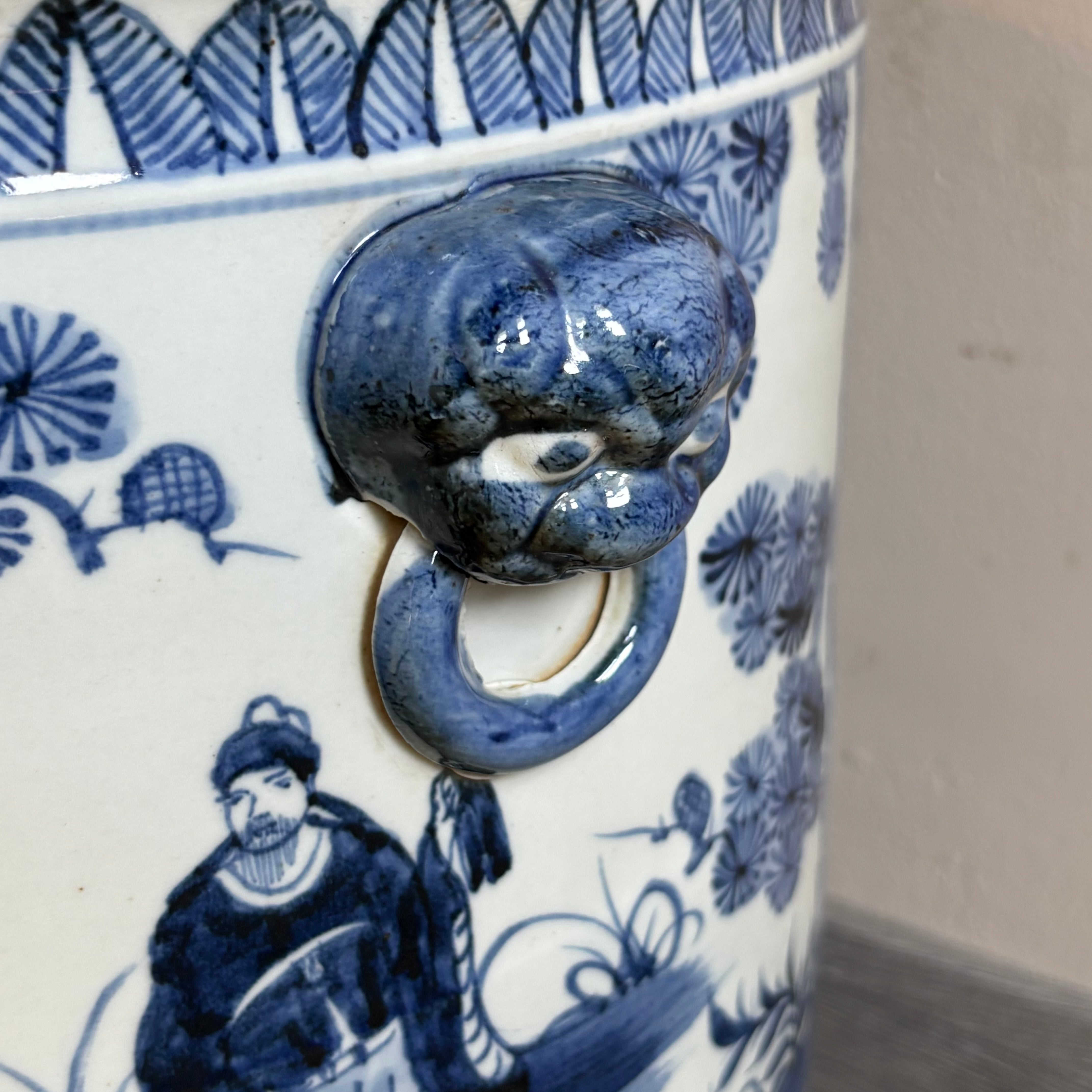 VASO CACHEPOT CERAMICA DECORATA