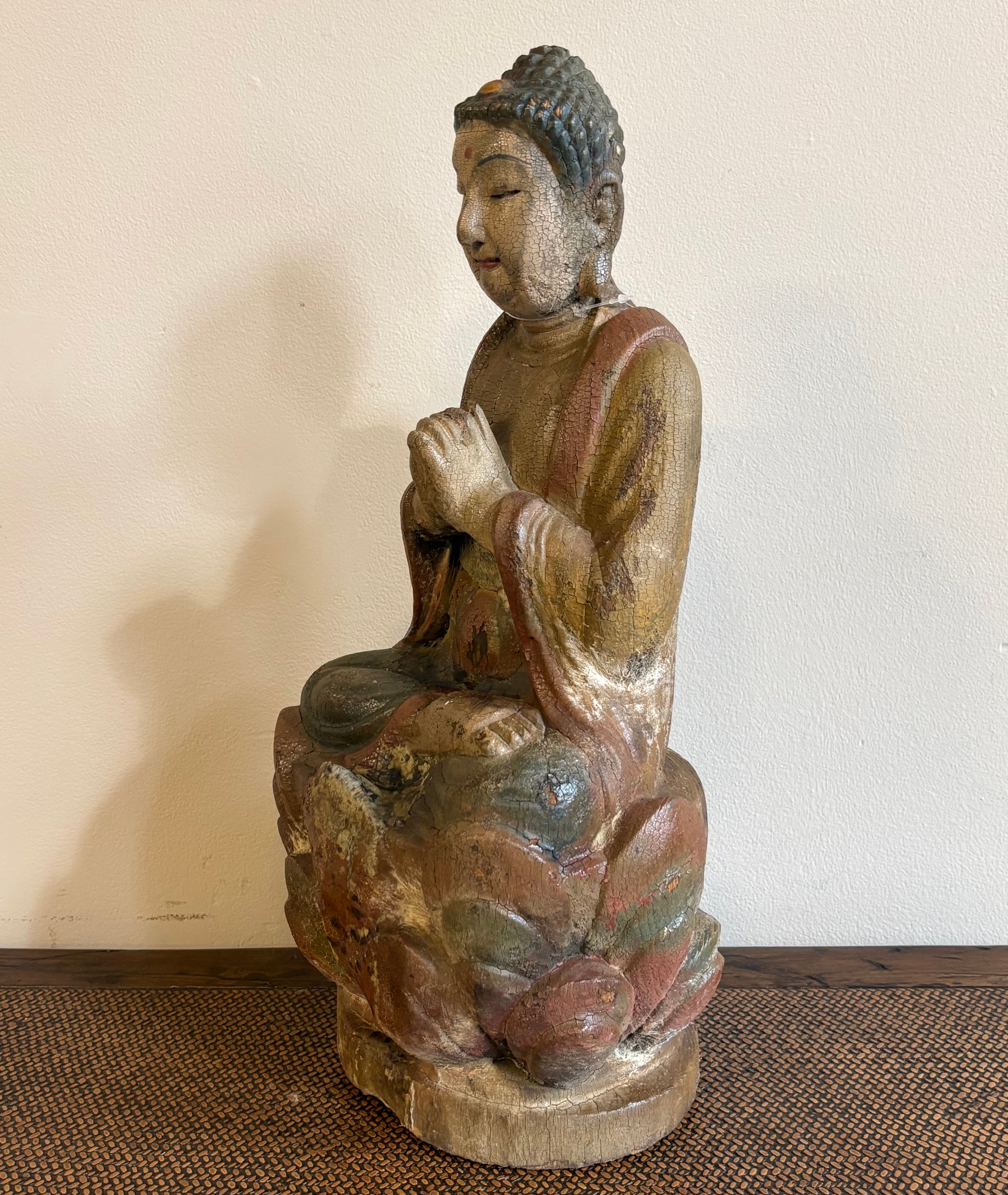 STATUA LIGNEA GUANYIN