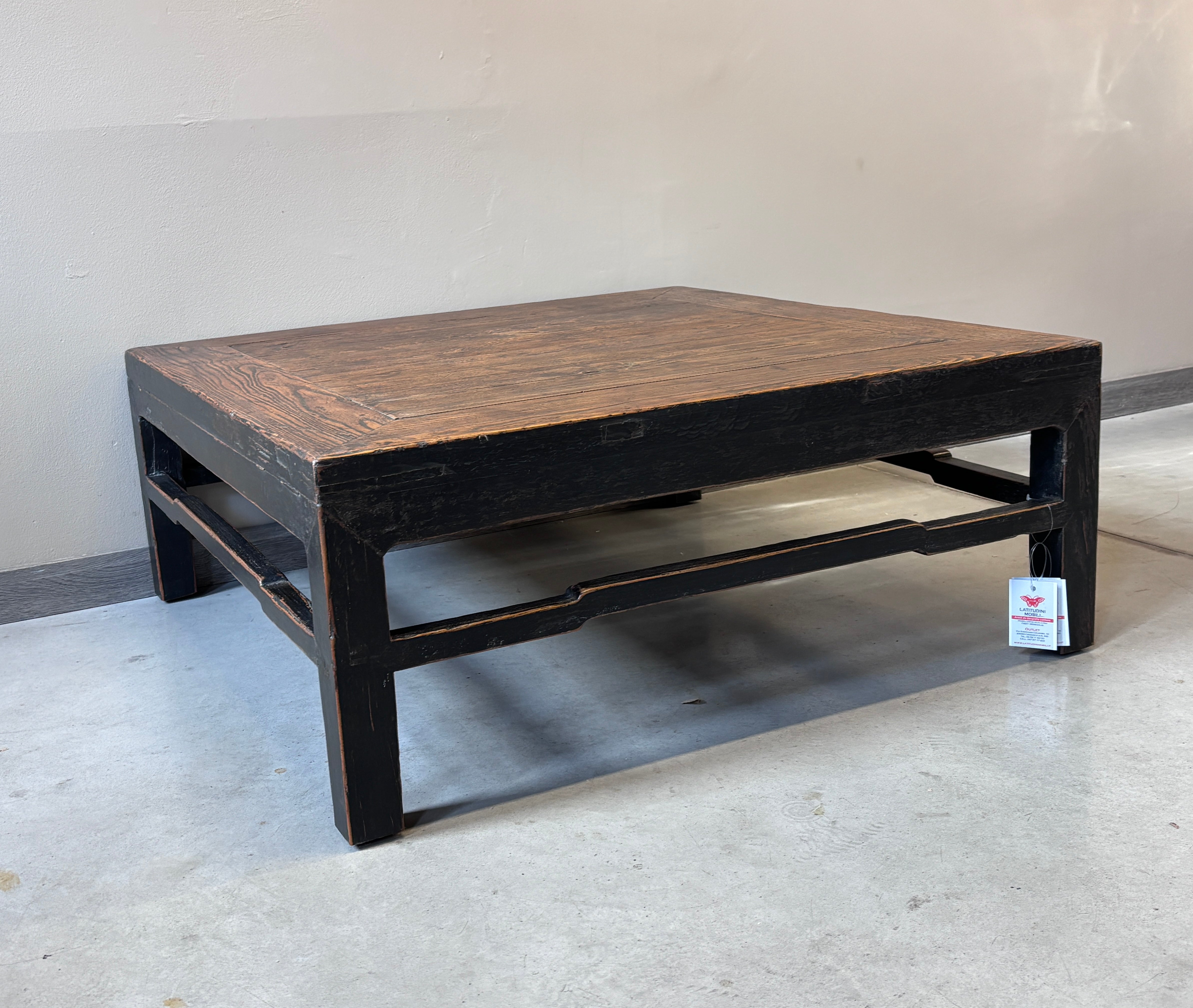 TAVOLO CINESE QUADRO IN OLMO