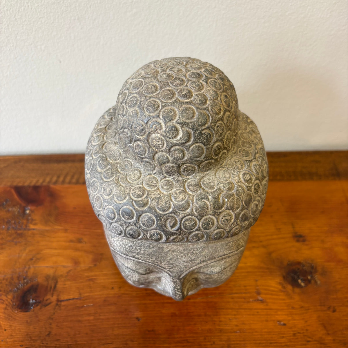PICCOLA TESTA DI BUDDHA CINESE IN PIETRA