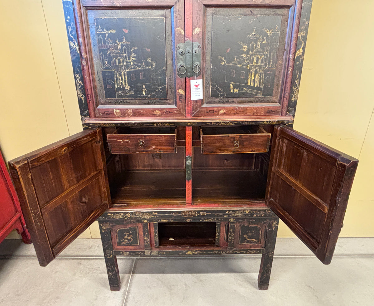 GRANDE ARMADIO FUJIAN DECORATO