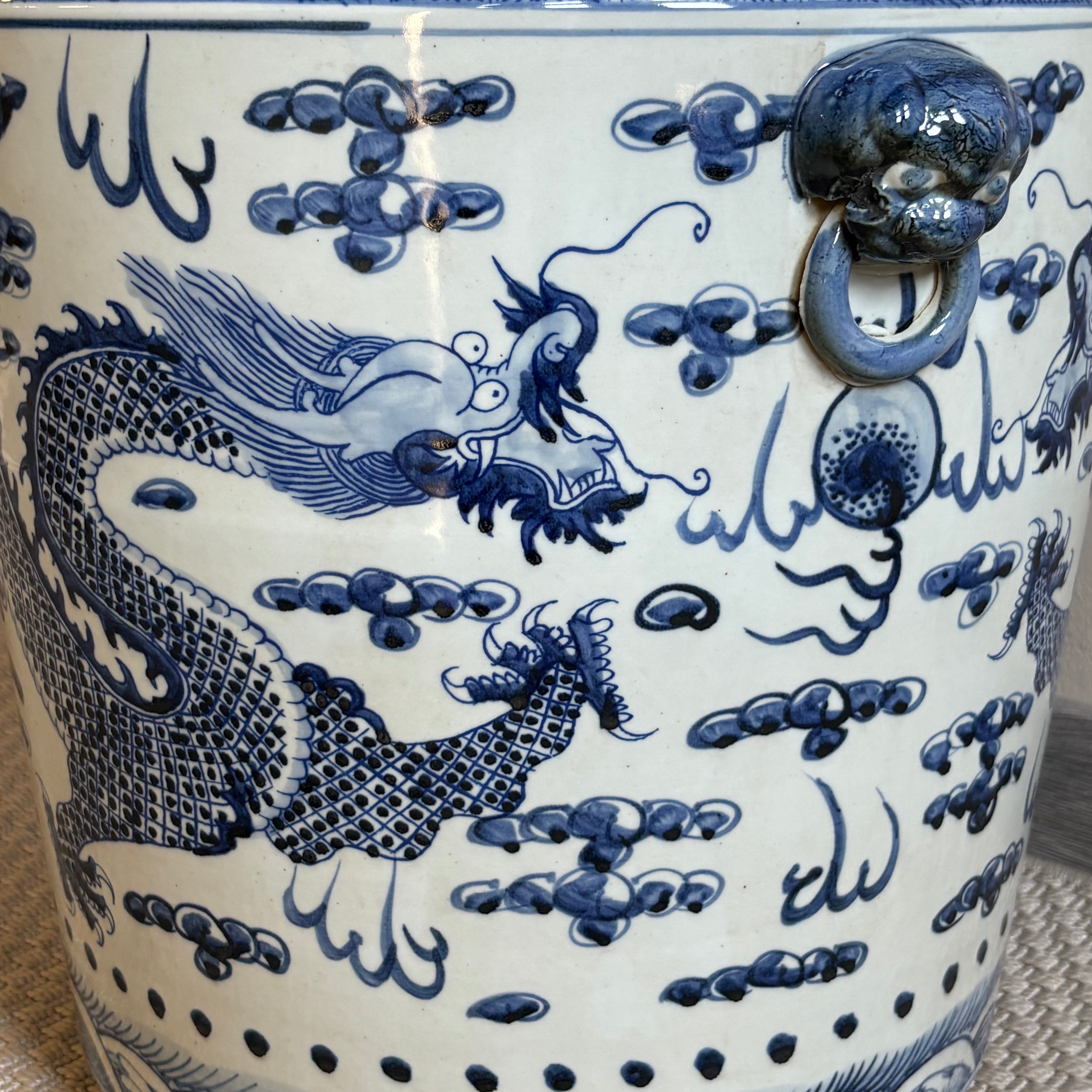 VASO CACHEPOT CERAMICA DECORATA