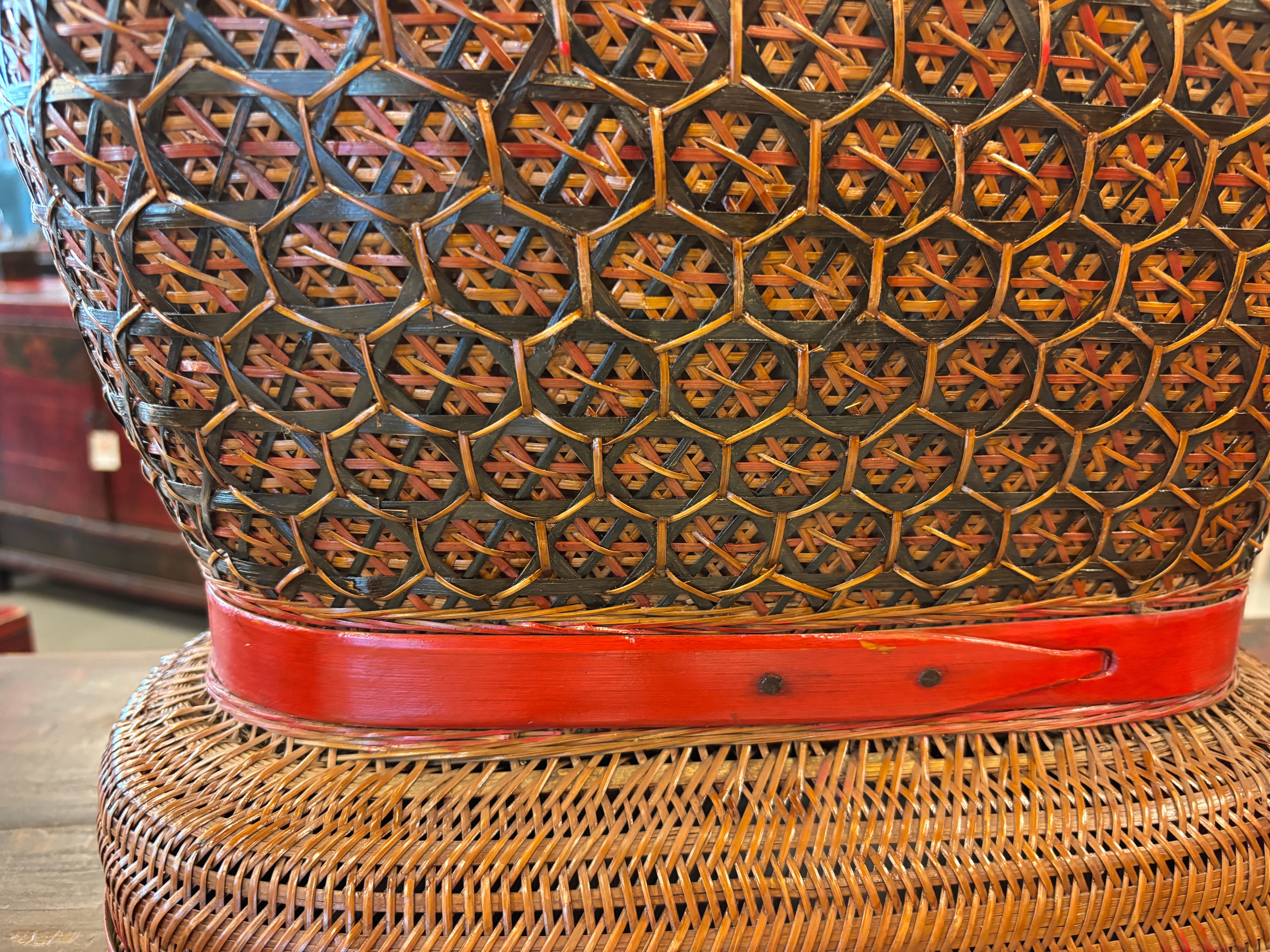 CESTA DA THE' IN BAMBU'