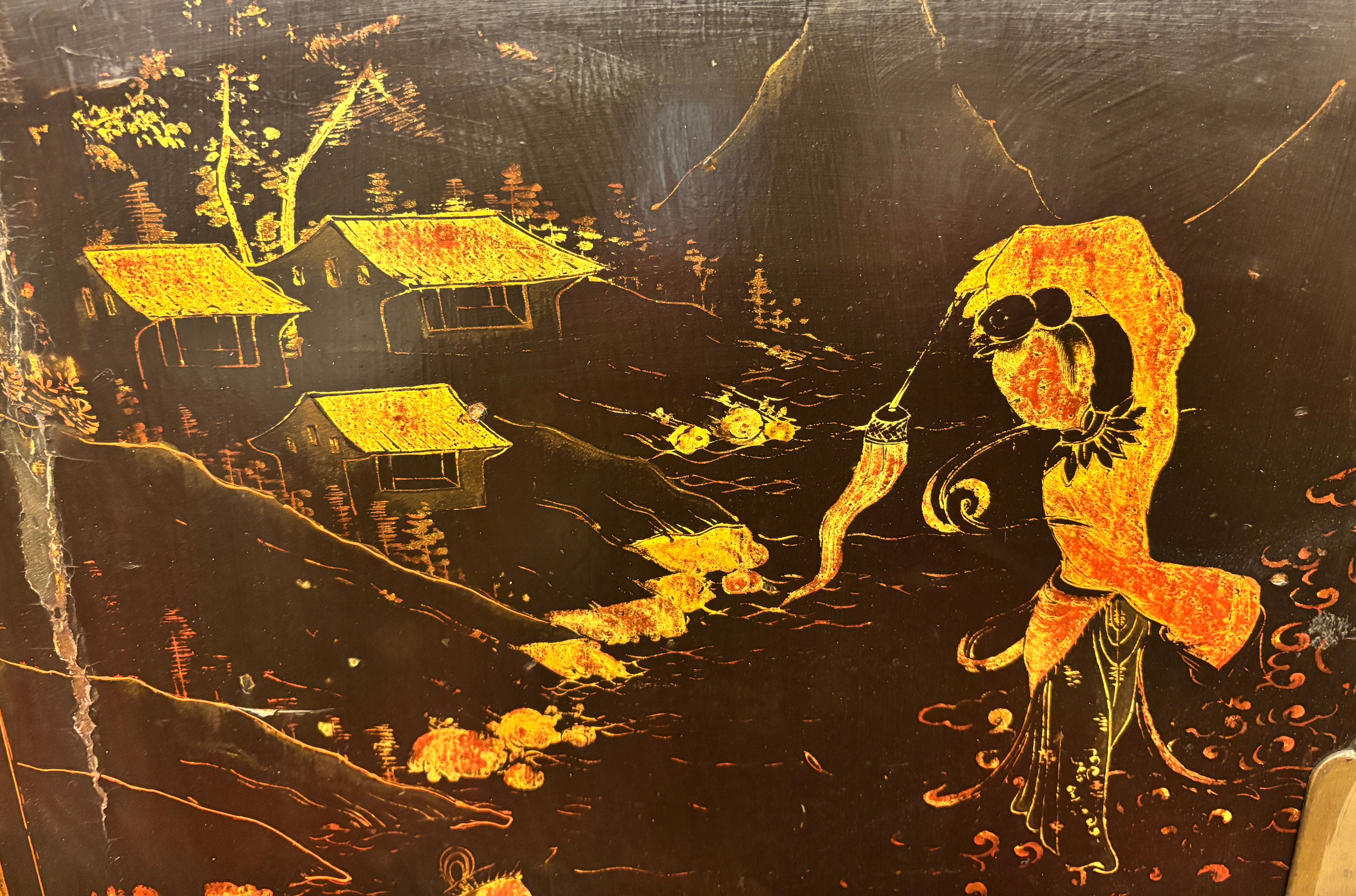 ARMADIO CINESE SHANXI CON DECORI