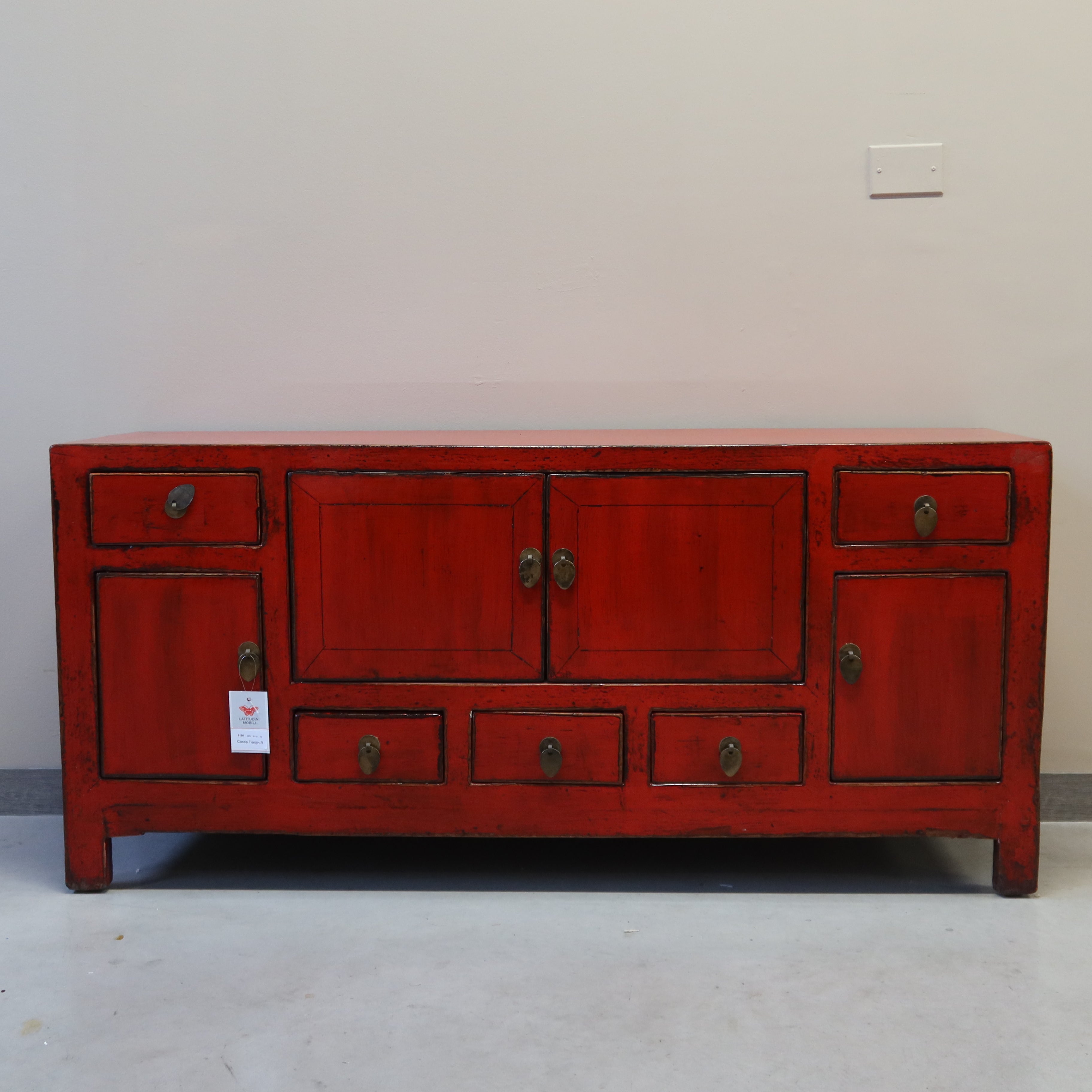 CASSAPANCA CINESE DI TIANJIN LACCATA