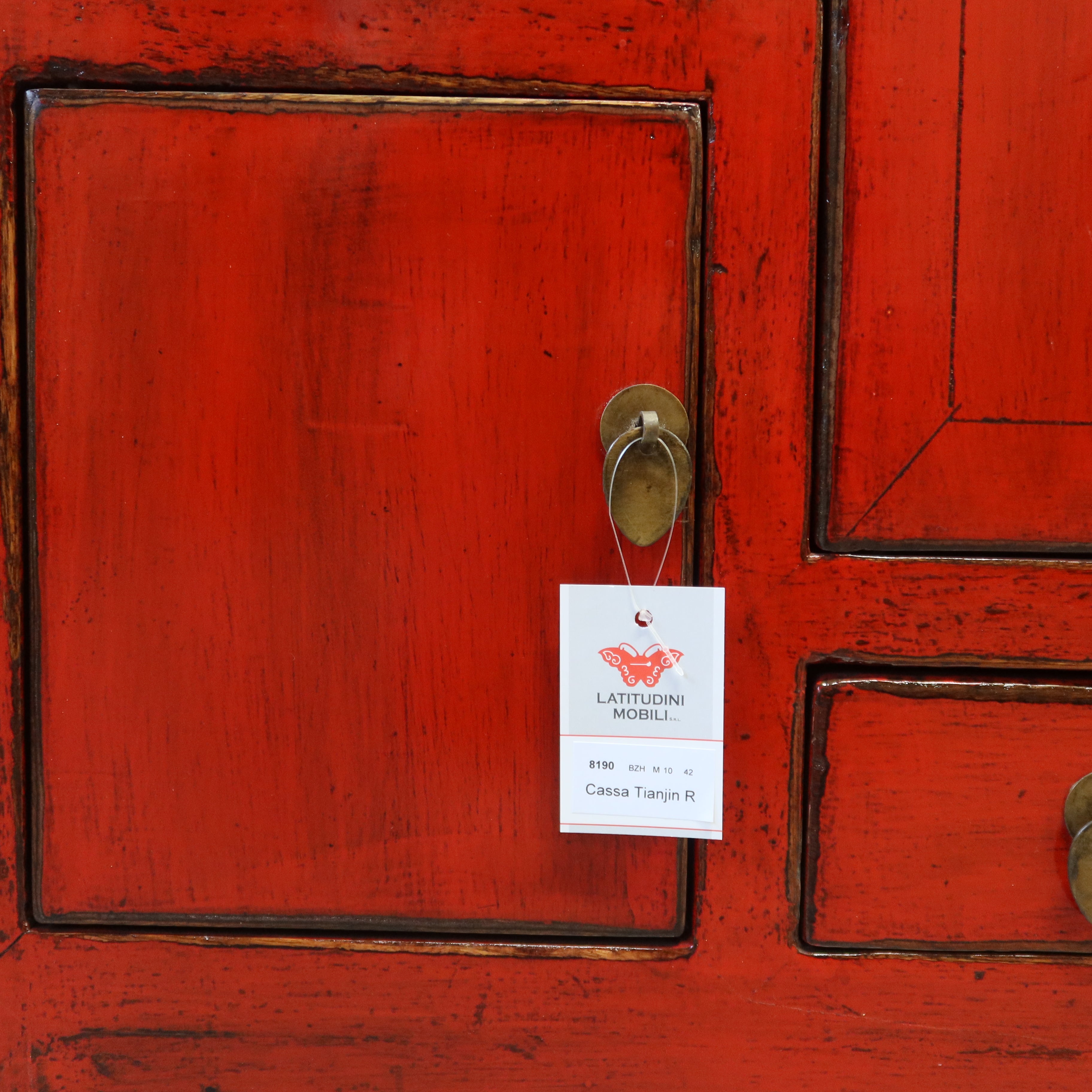 CASSAPANCA CINESE DI TIANJIN LACCATA