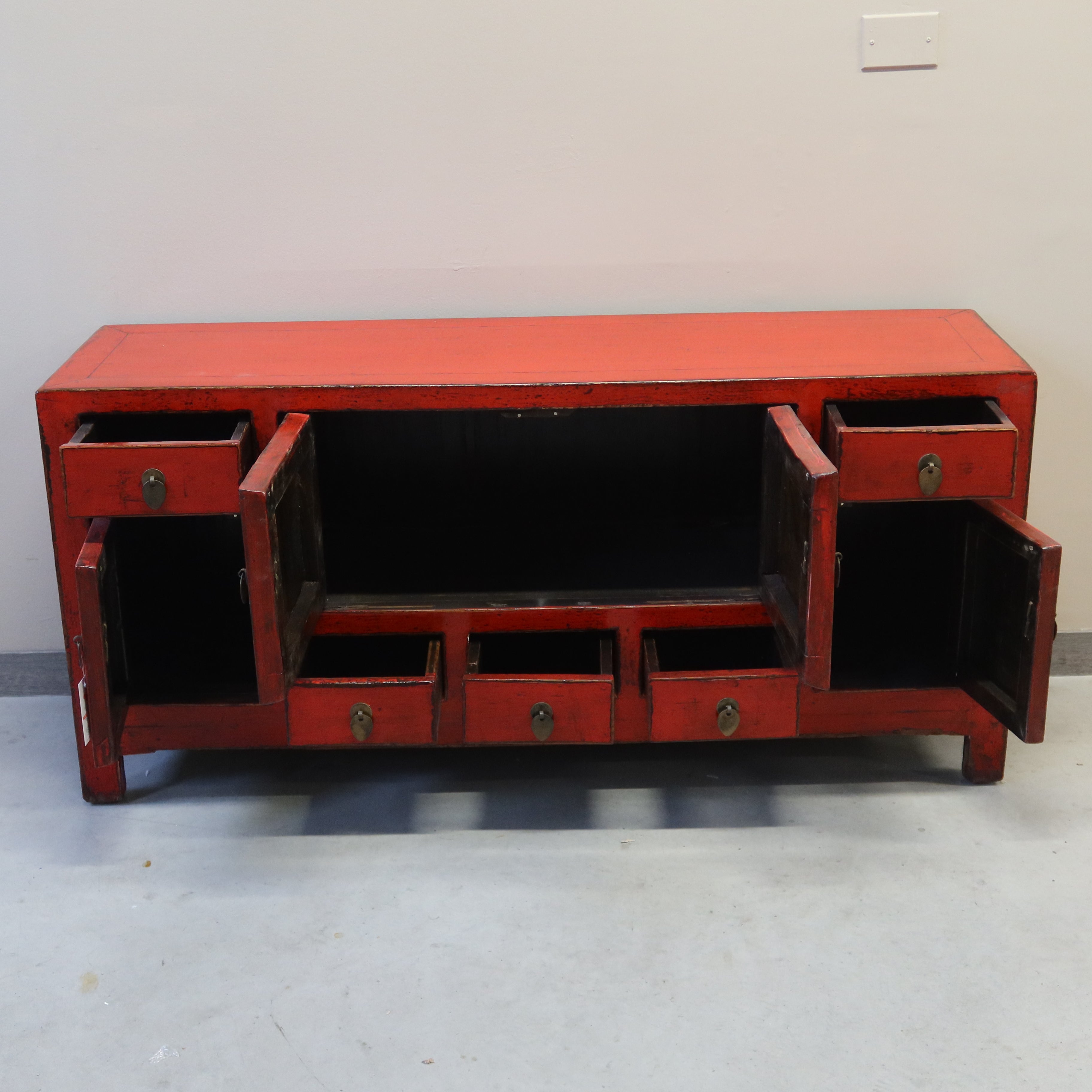 CASSAPANCA CINESE DI TIANJIN LACCATA