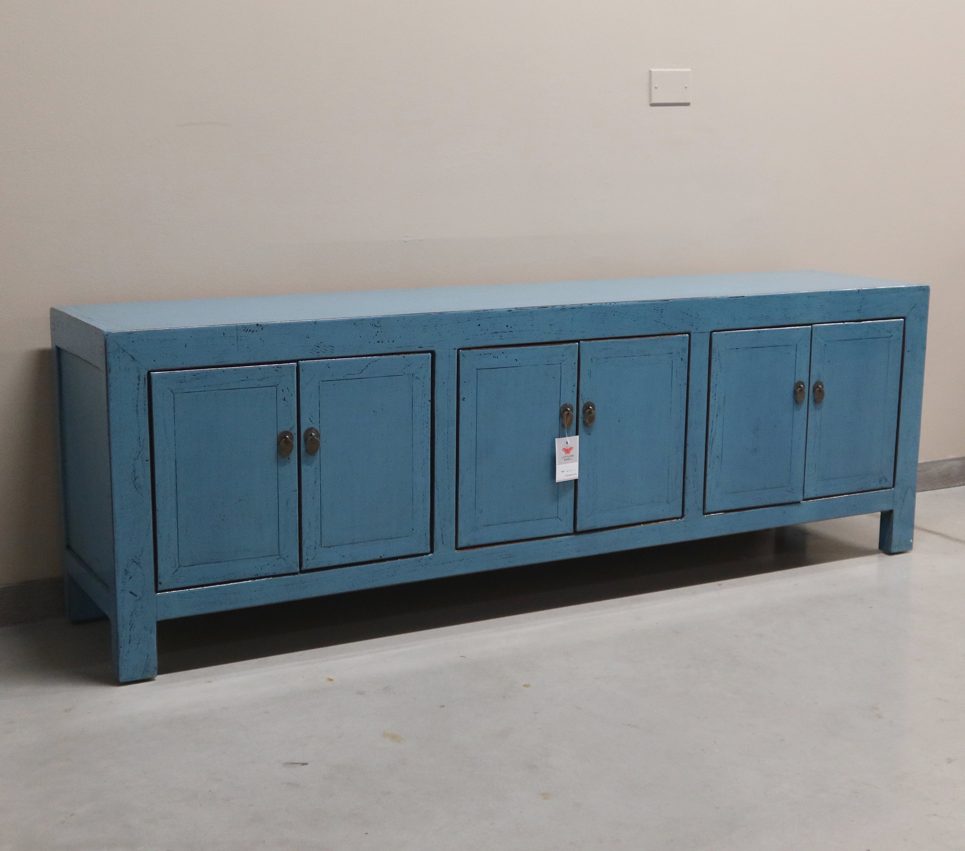 CASSAPANCA CINESE 6 ANTE LACCA AZZURRA