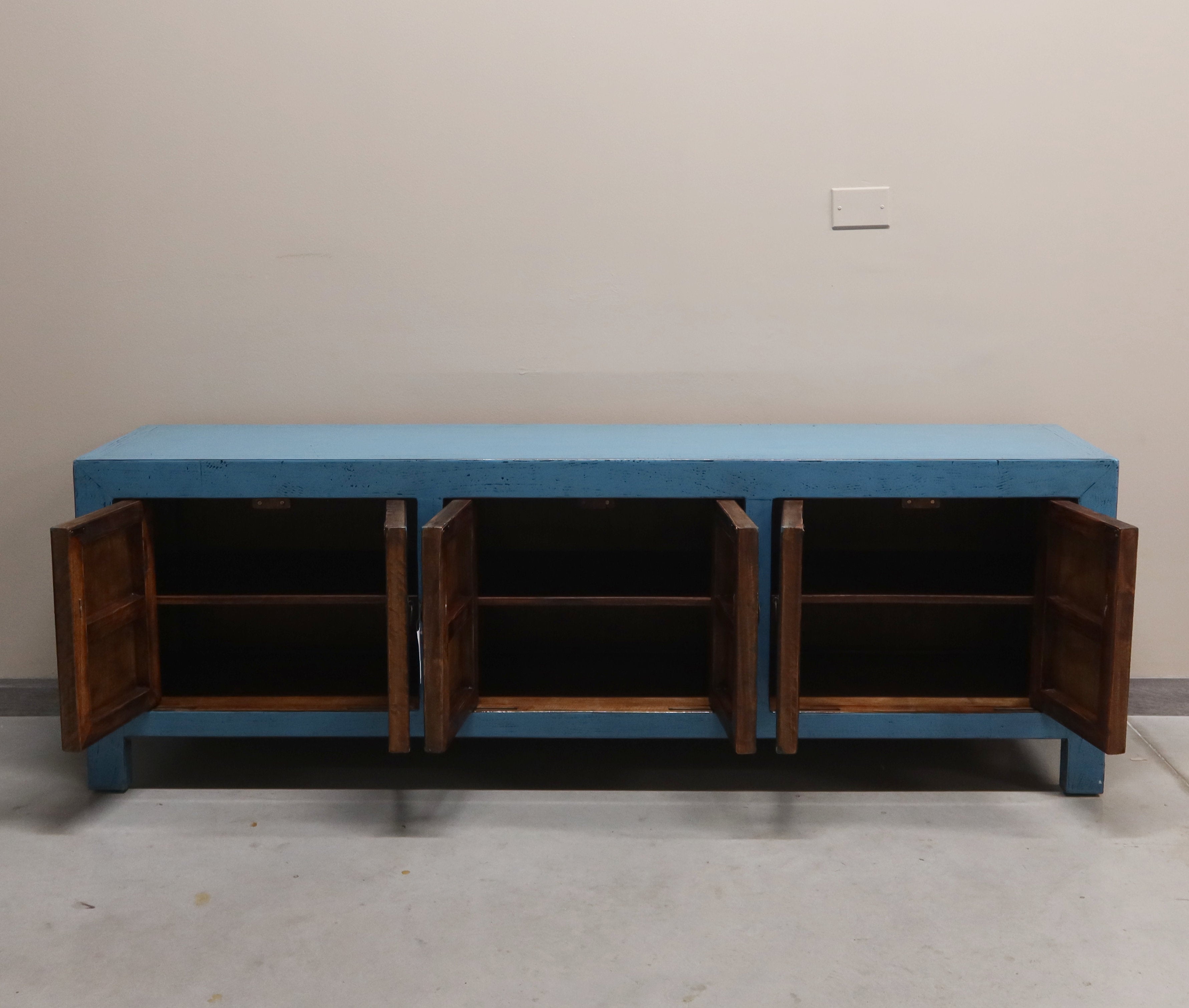 CASSAPANCA CINESE 6 ANTE LACCA AZZURRA