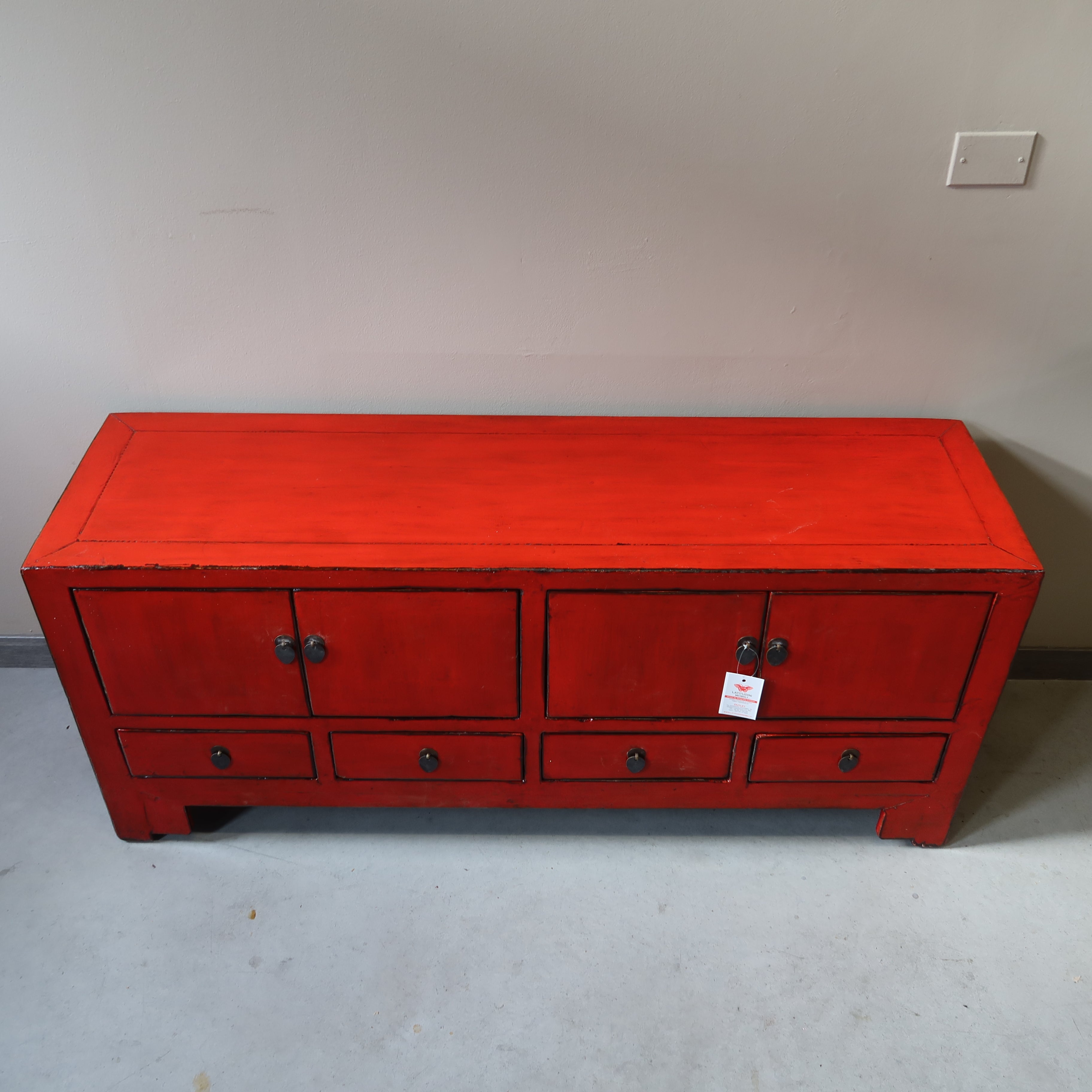 CASSAPANCA CINESE IN LACCA ROSSA