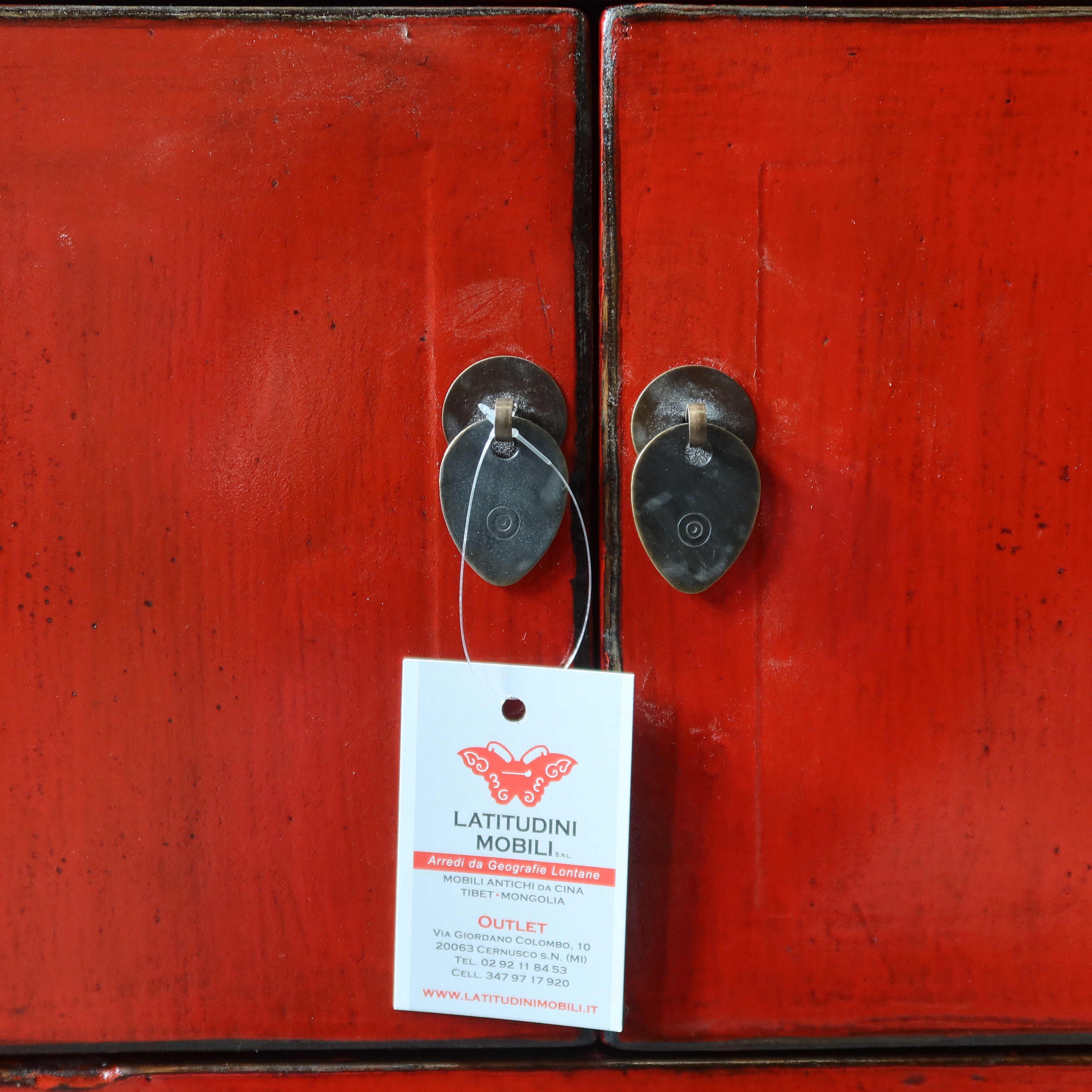 CASSAPANCA CINESE IN LACCA ROSSA