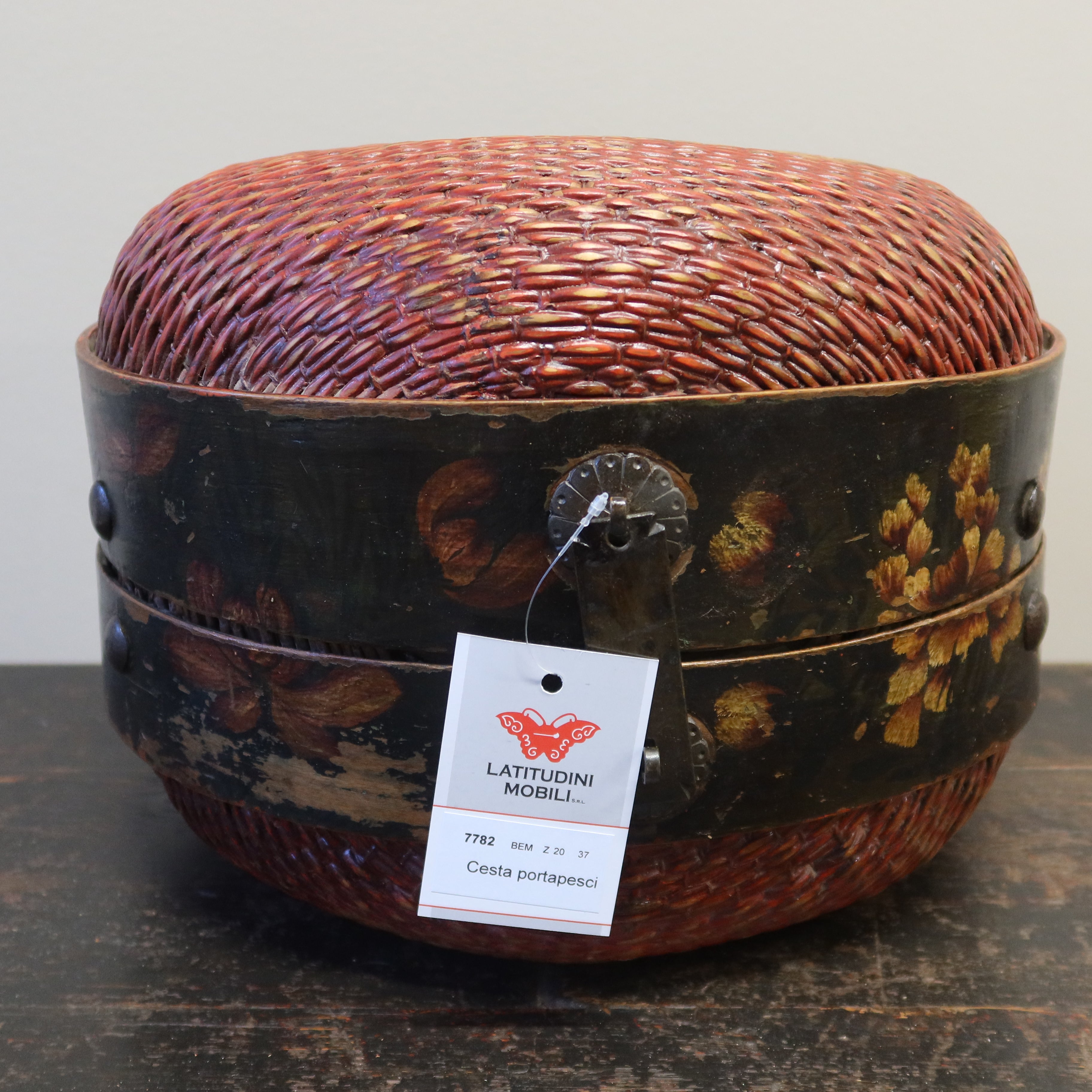 CESTA CONTENITORE PORTAPESCI CINESE