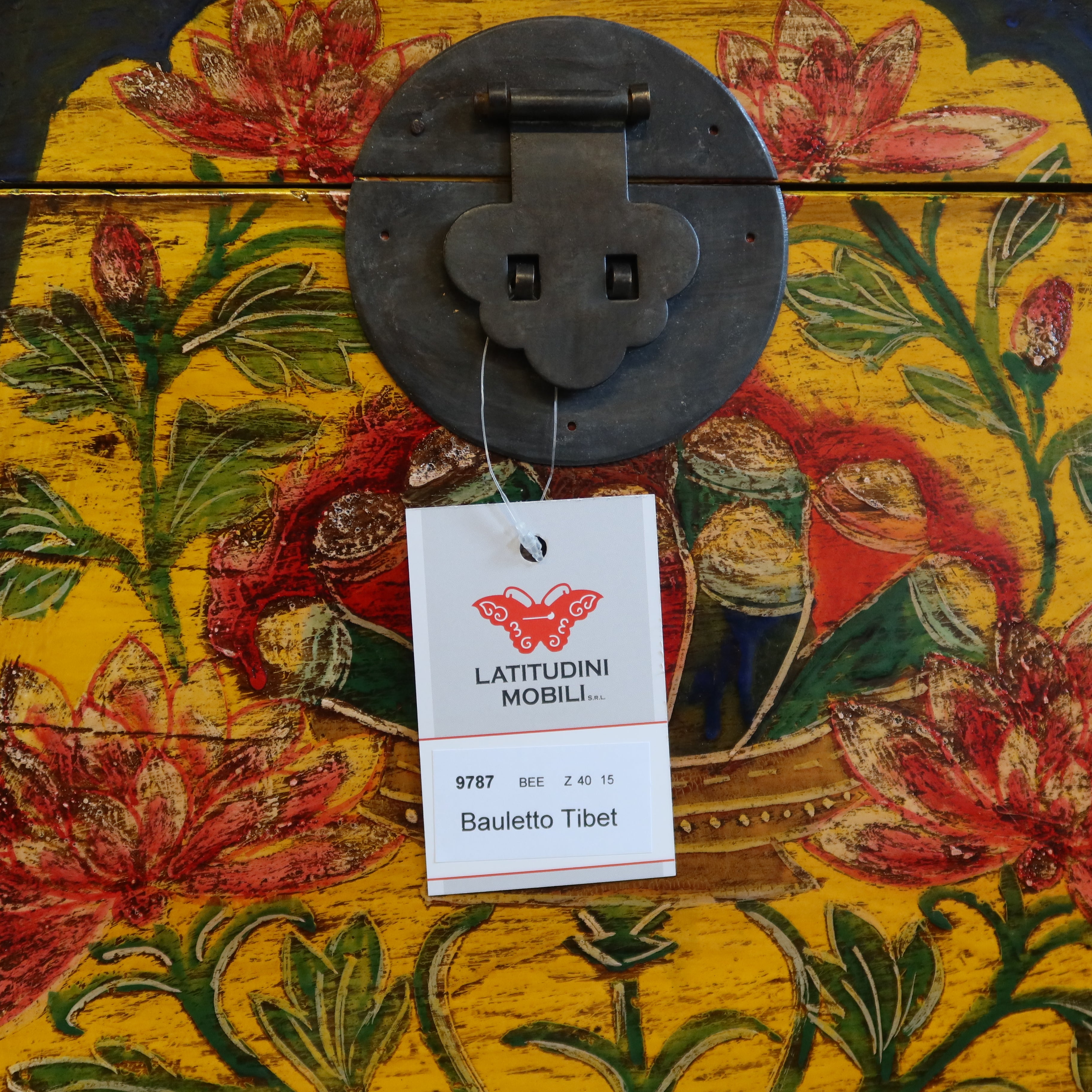 BAULETTO DECORATO TIBETANO