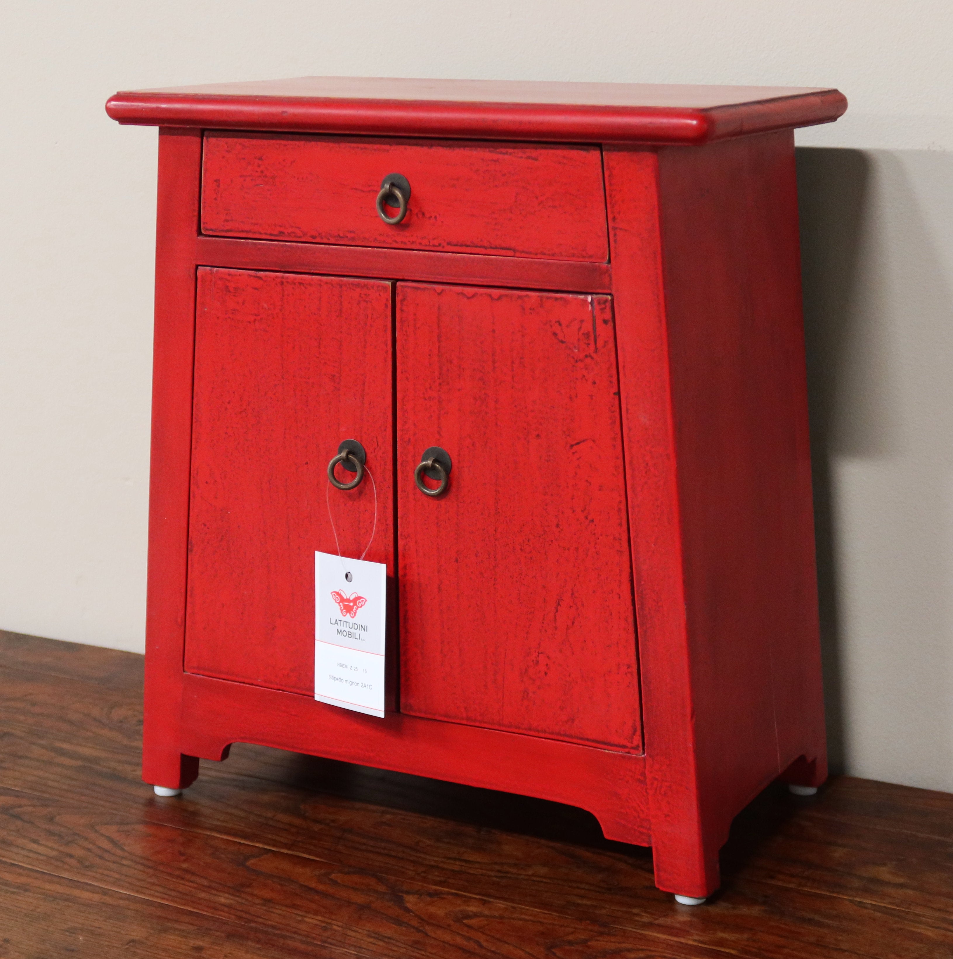 COMODINO MIGNON LACCA ROSSA