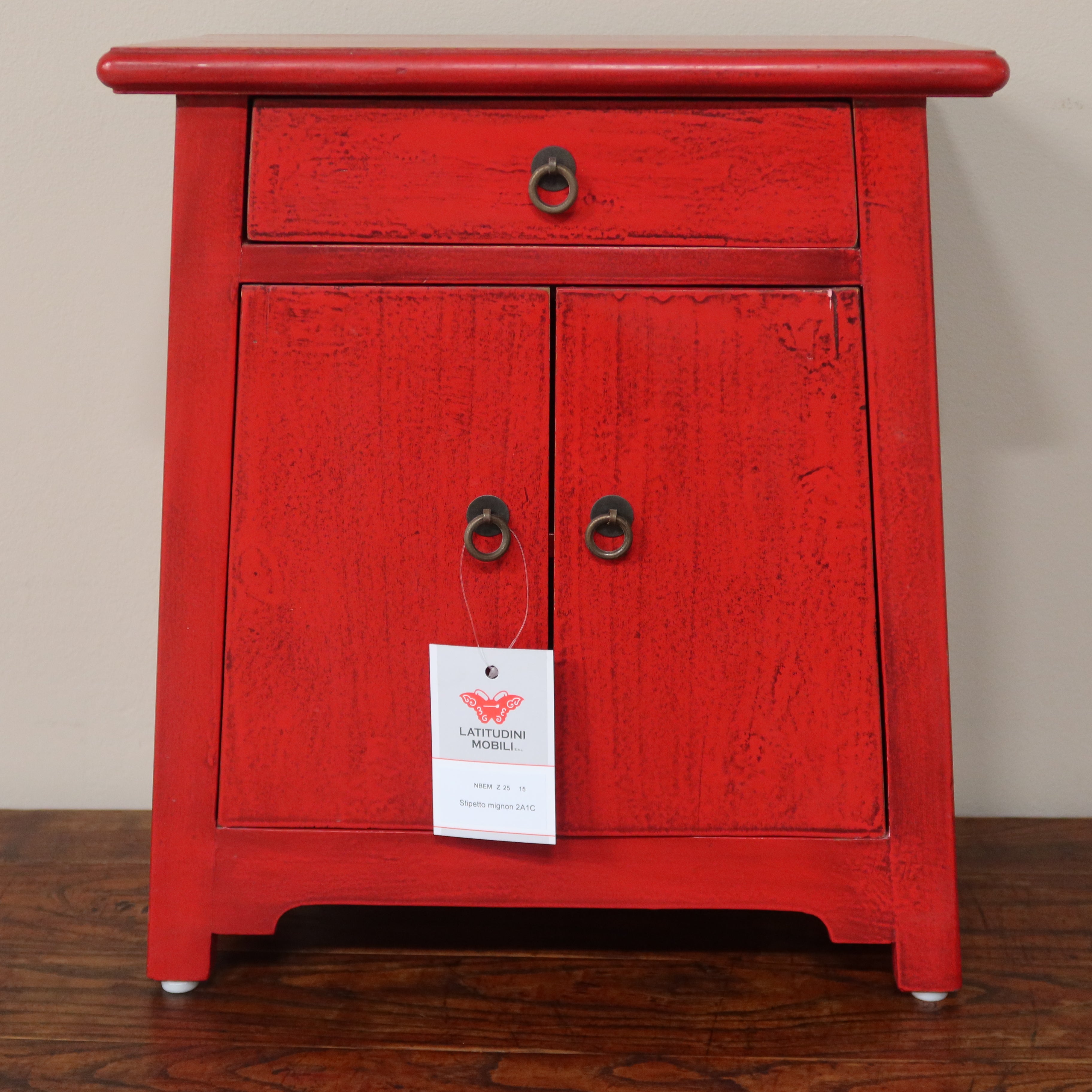 COMODINO MIGNON LACCA ROSSA