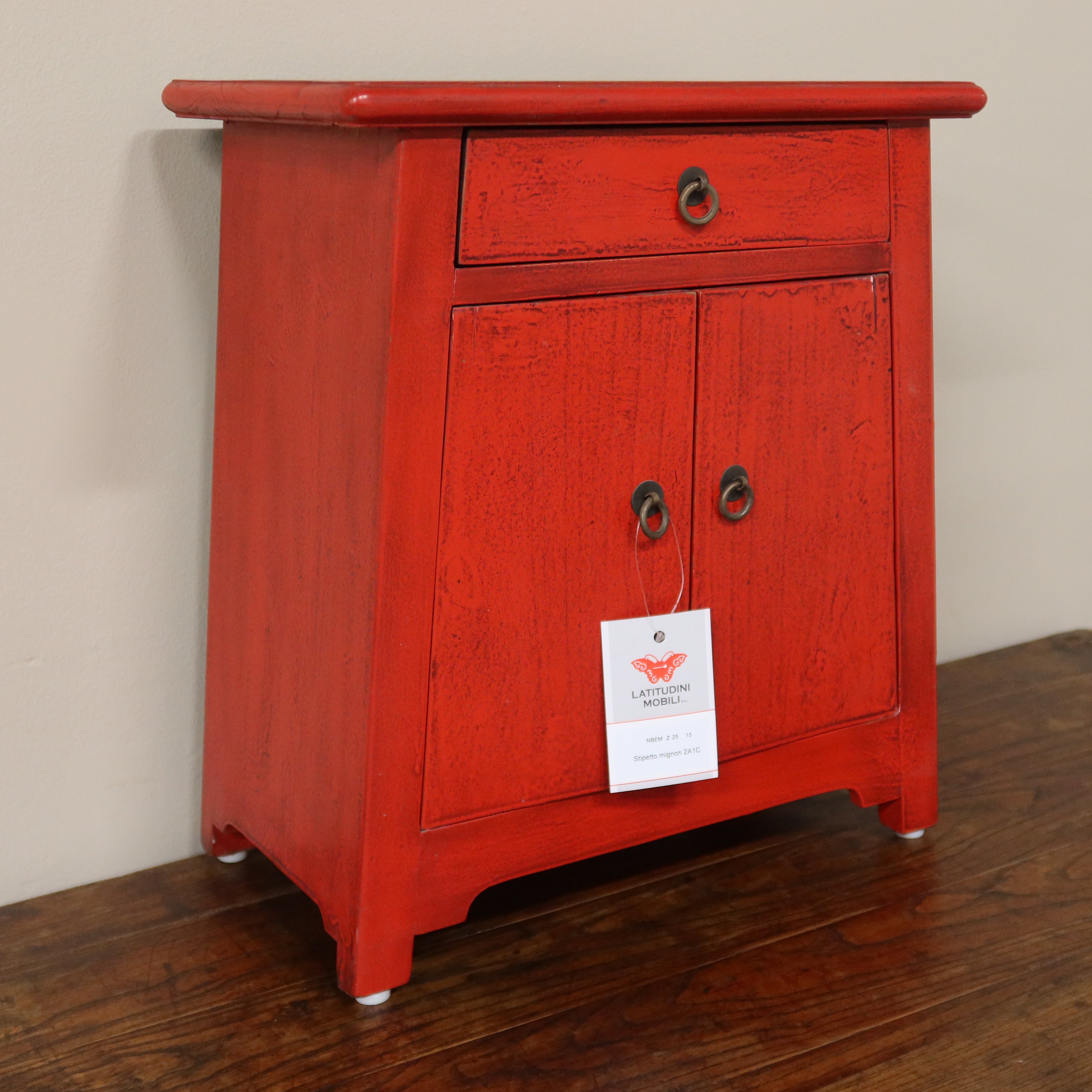 COMODINO MIGNON LACCA ROSSA