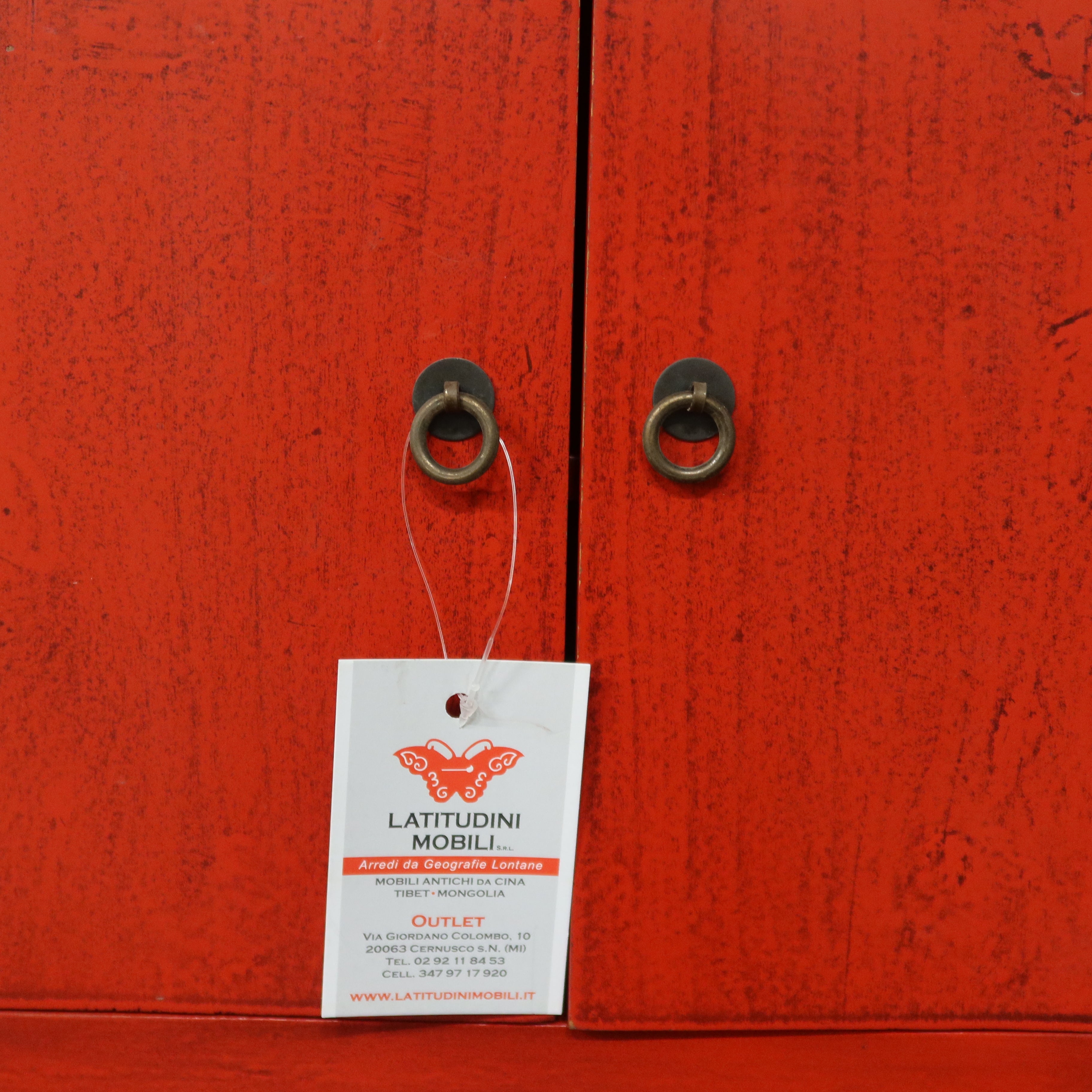 COMODINO MIGNON LACCA ROSSA