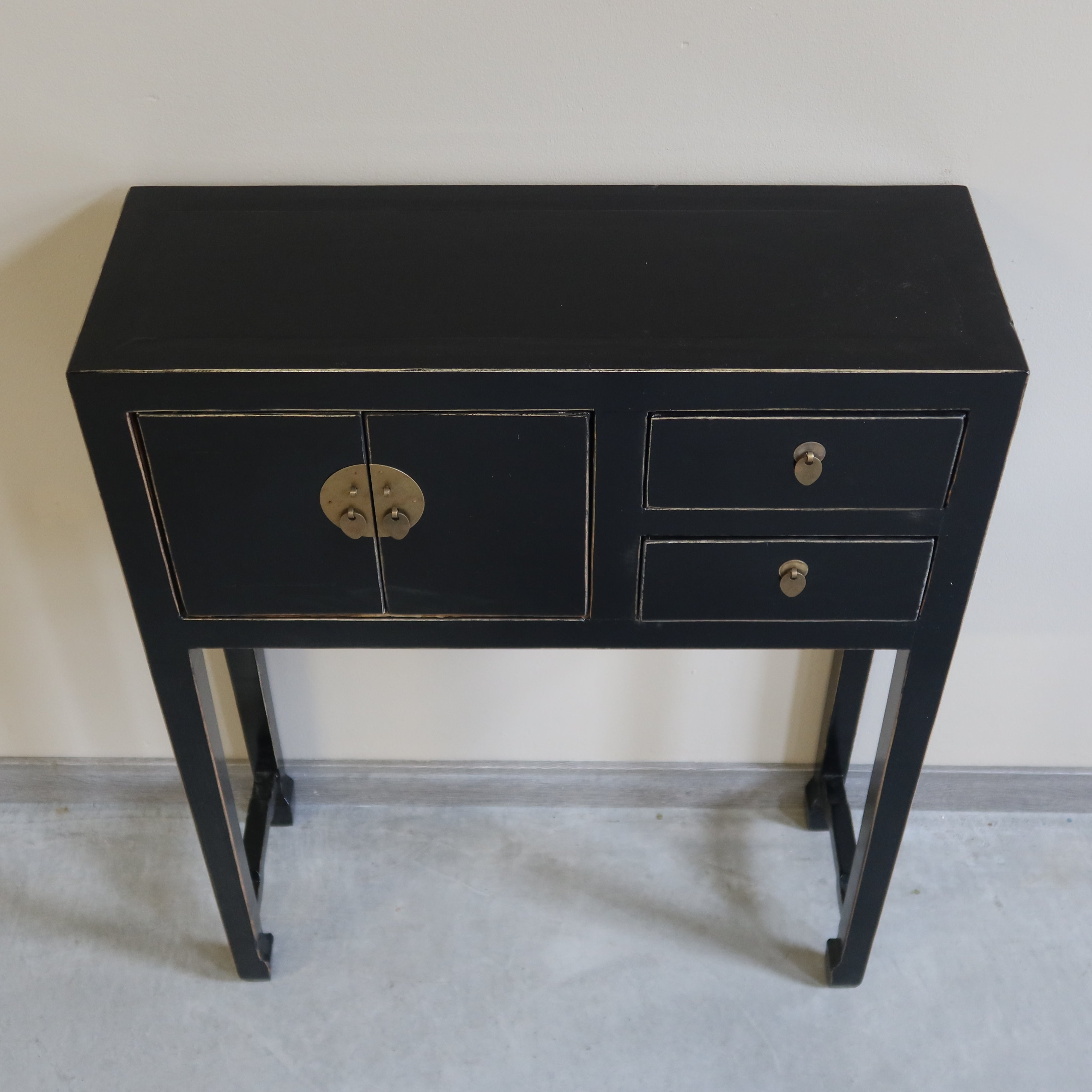 CONSOLINA CINESE LACCA NERA