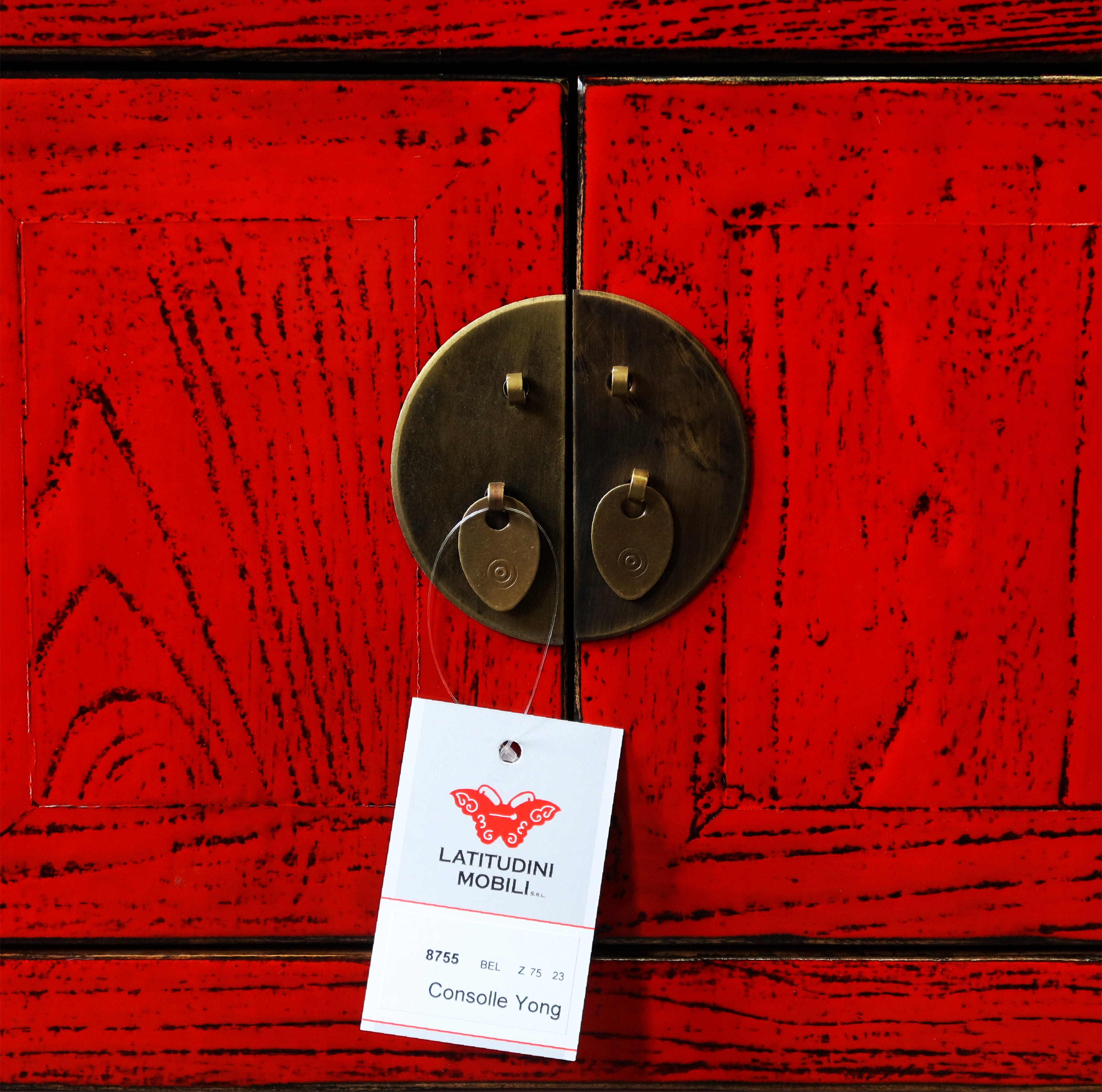 CONSOLLE CINESE LACCA ROSSA