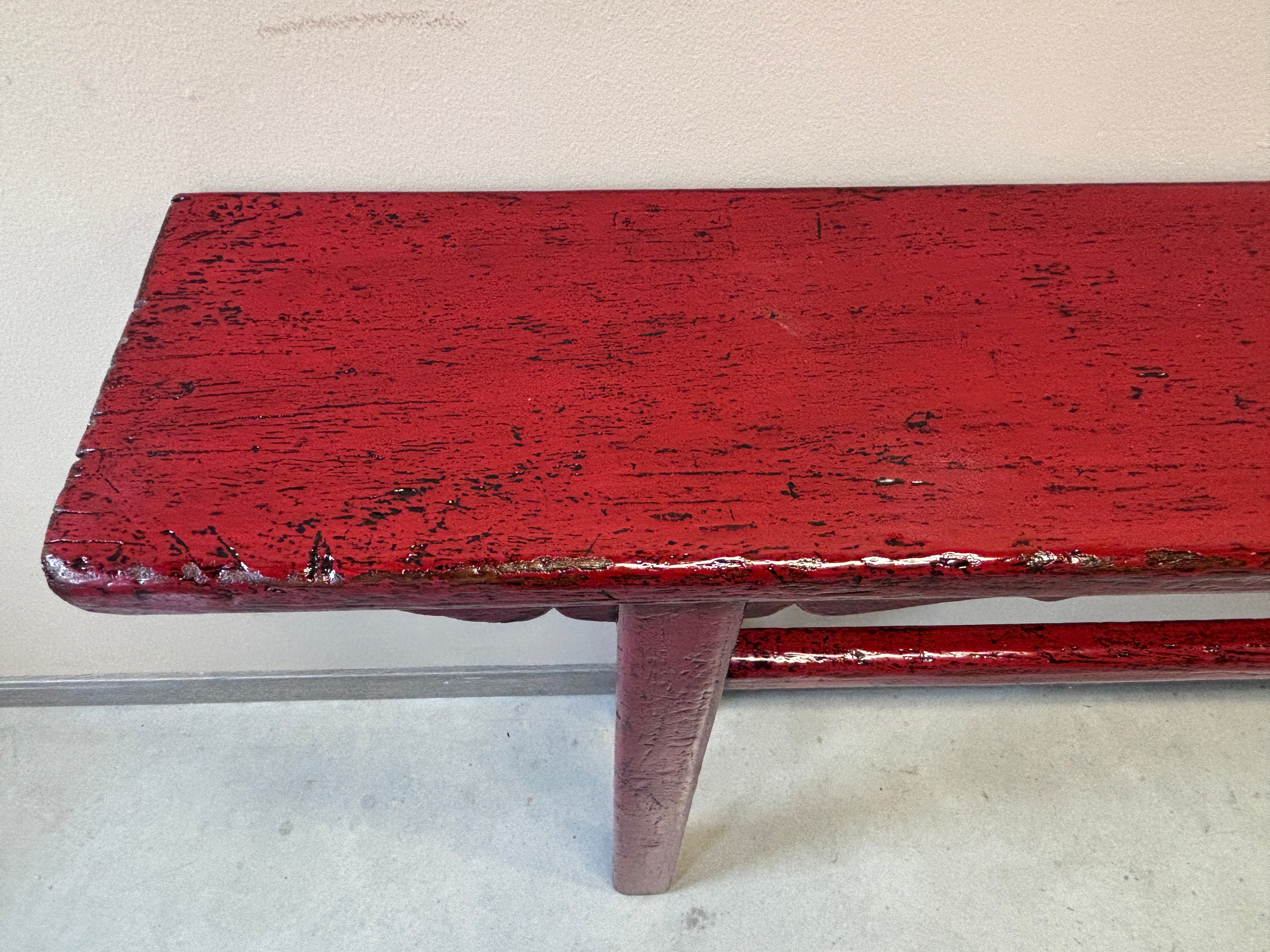 Consolle cinese lacca rossa